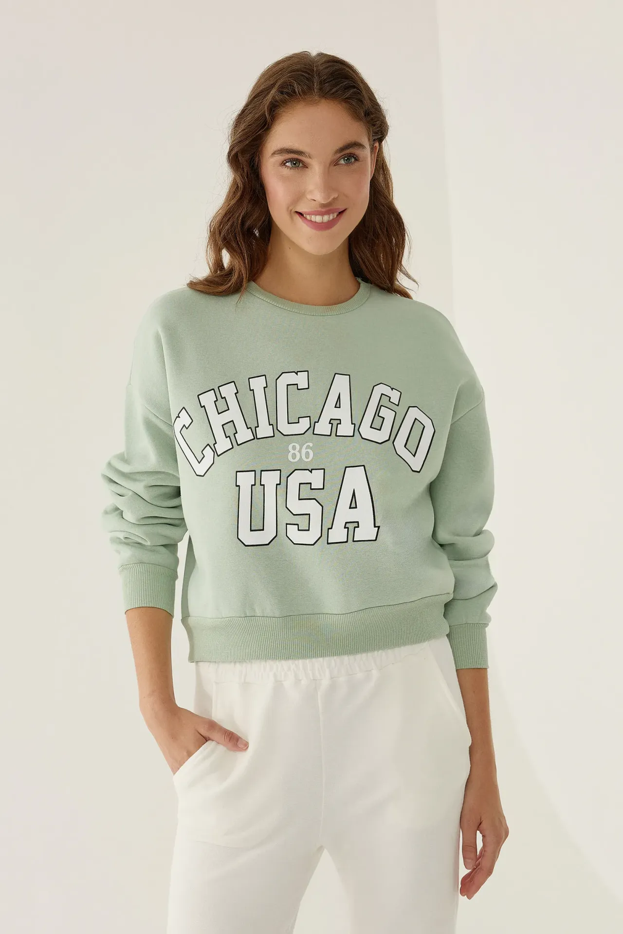 Relaxed Fit Printed Sweatshirt