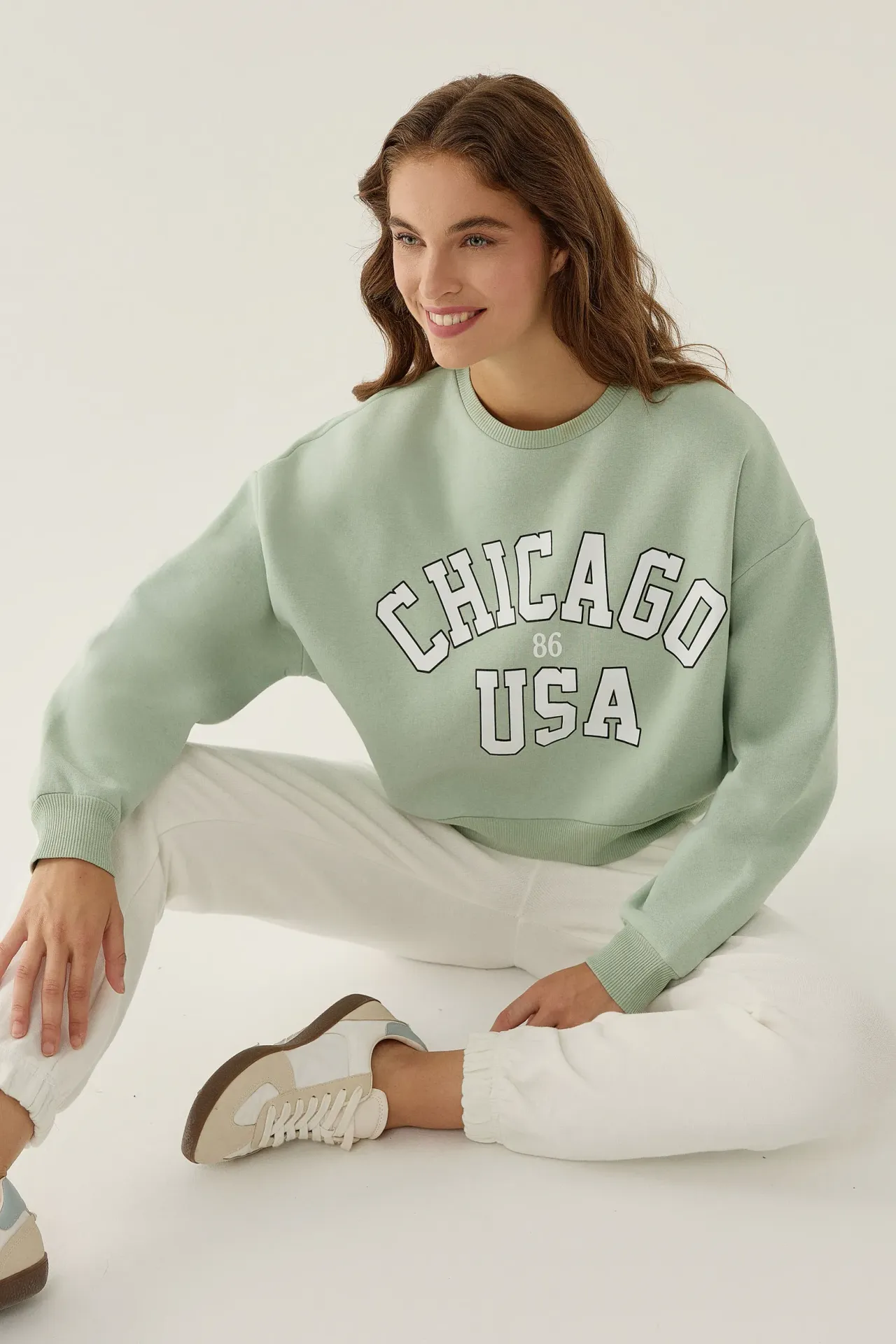 Relaxed Fit Printed Sweatshirt