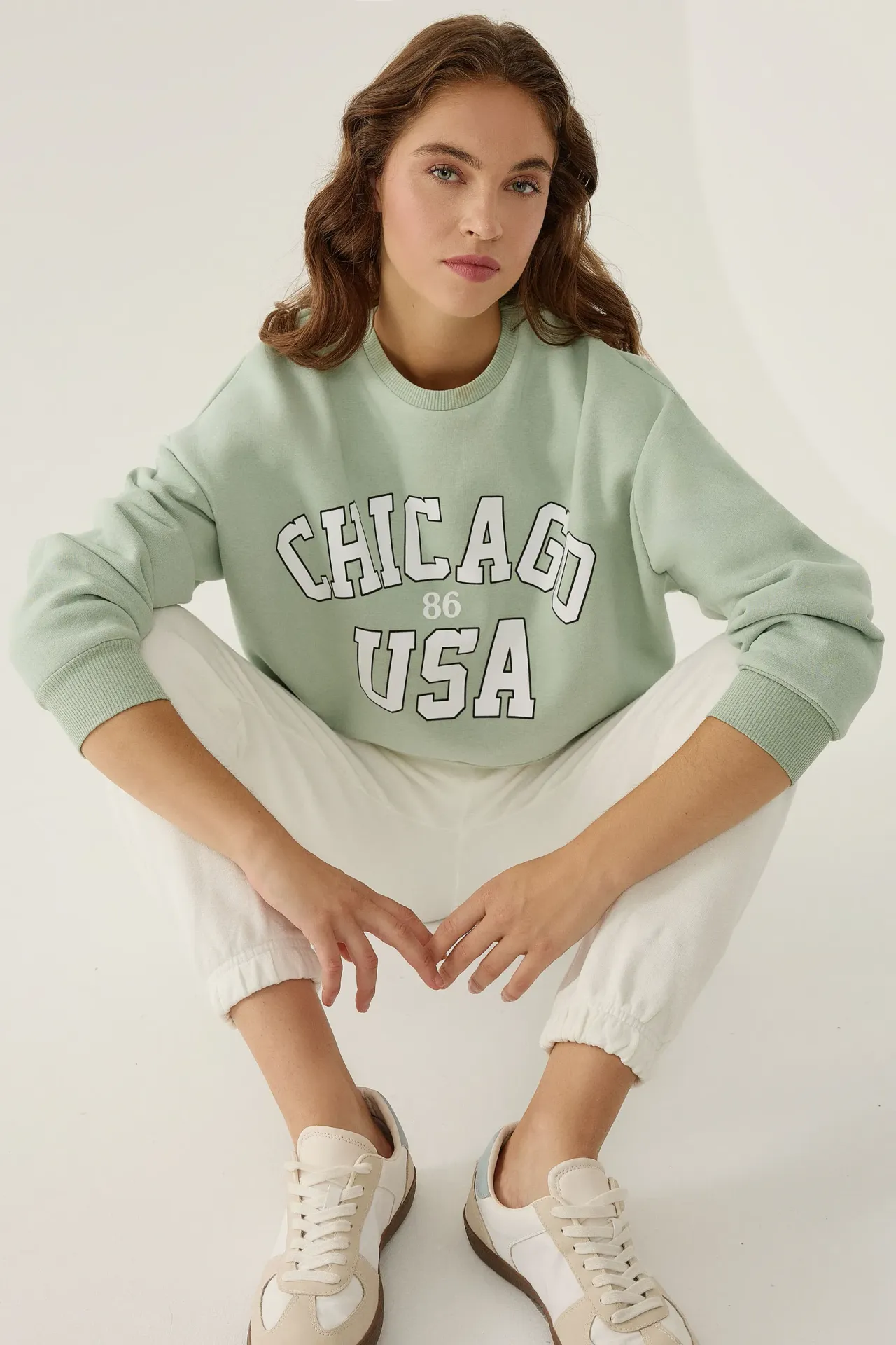 Relaxed Fit Printed Sweatshirt