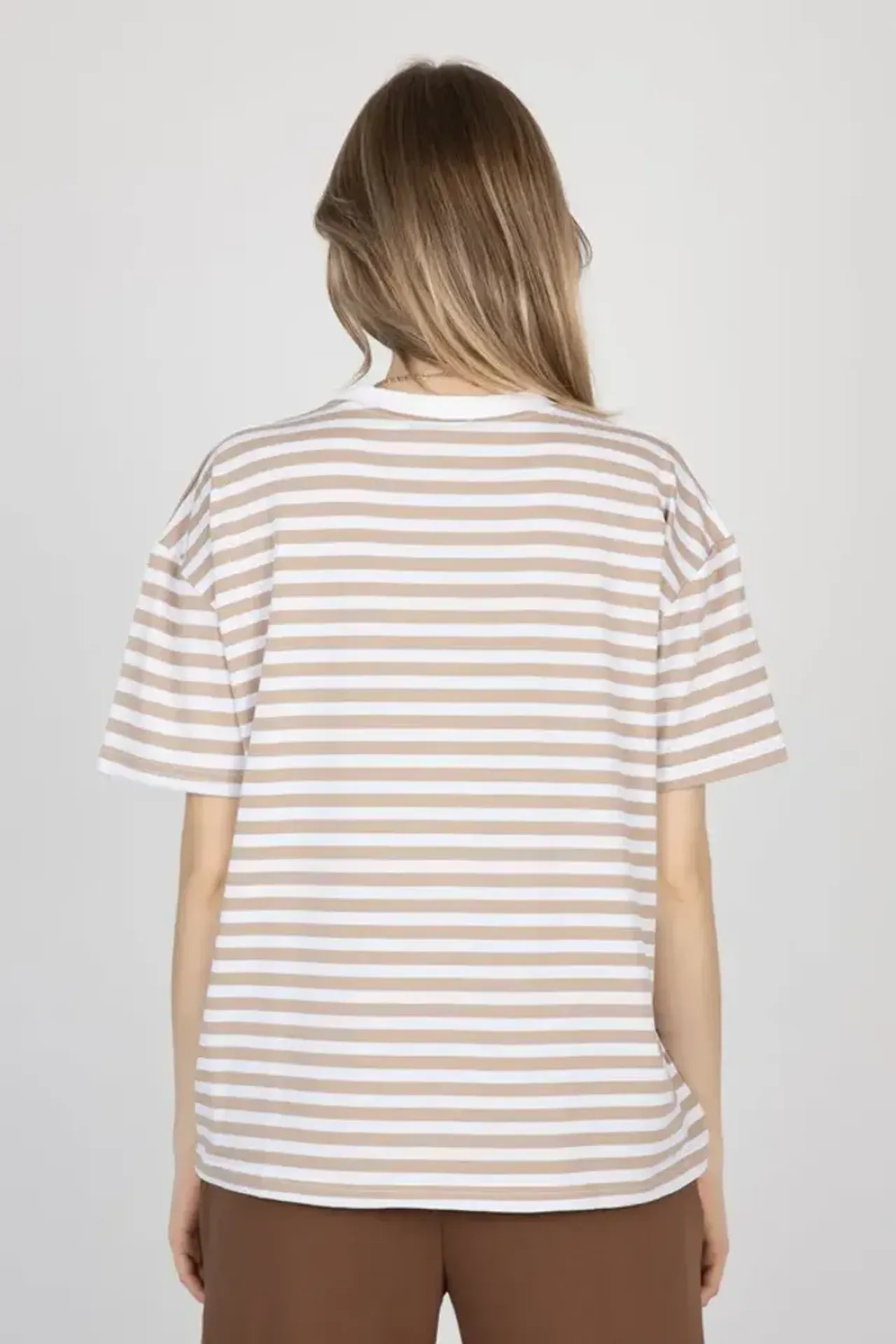 Striped Crew Neck T-shirt