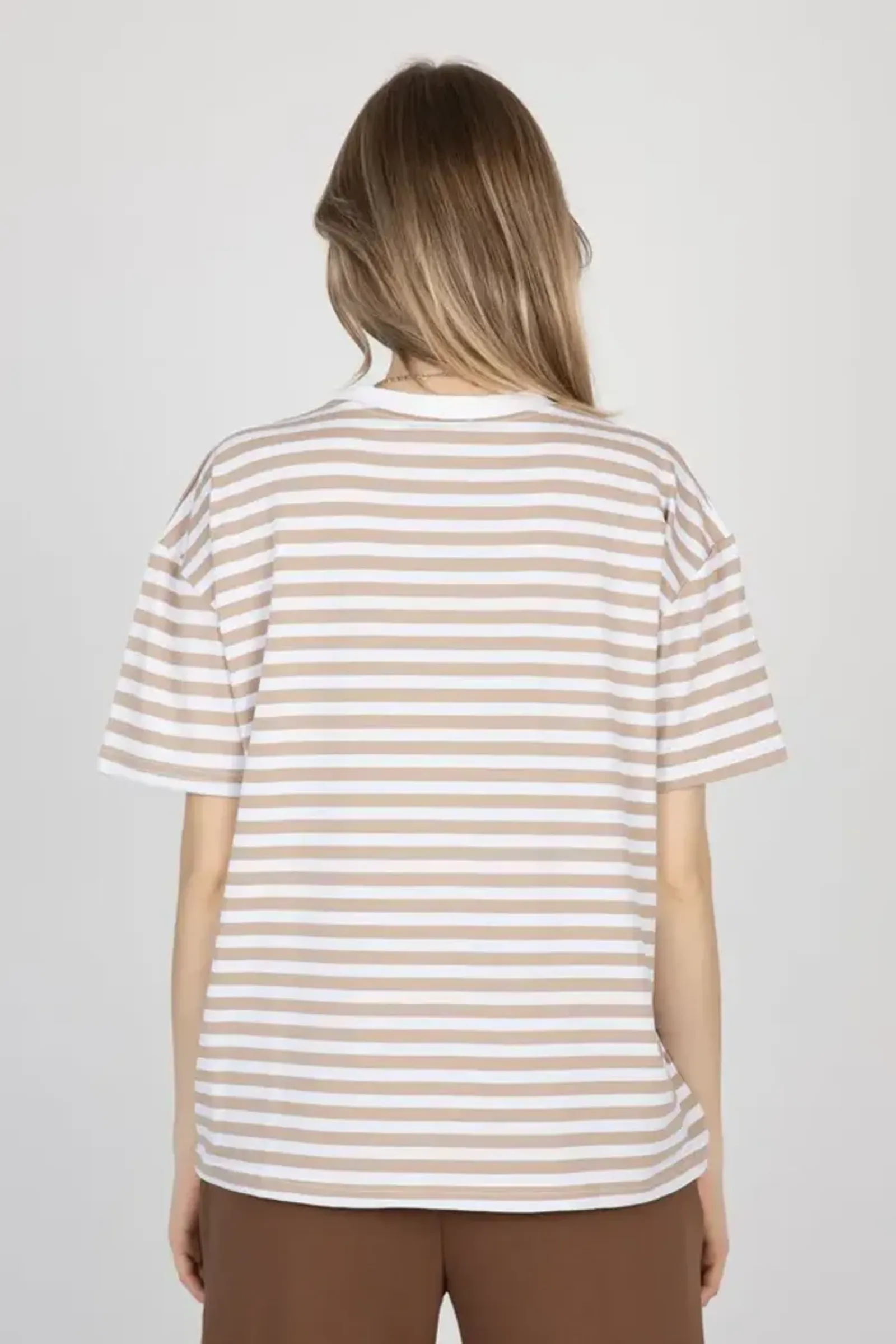 Striped Crew Neck T-shirt 3