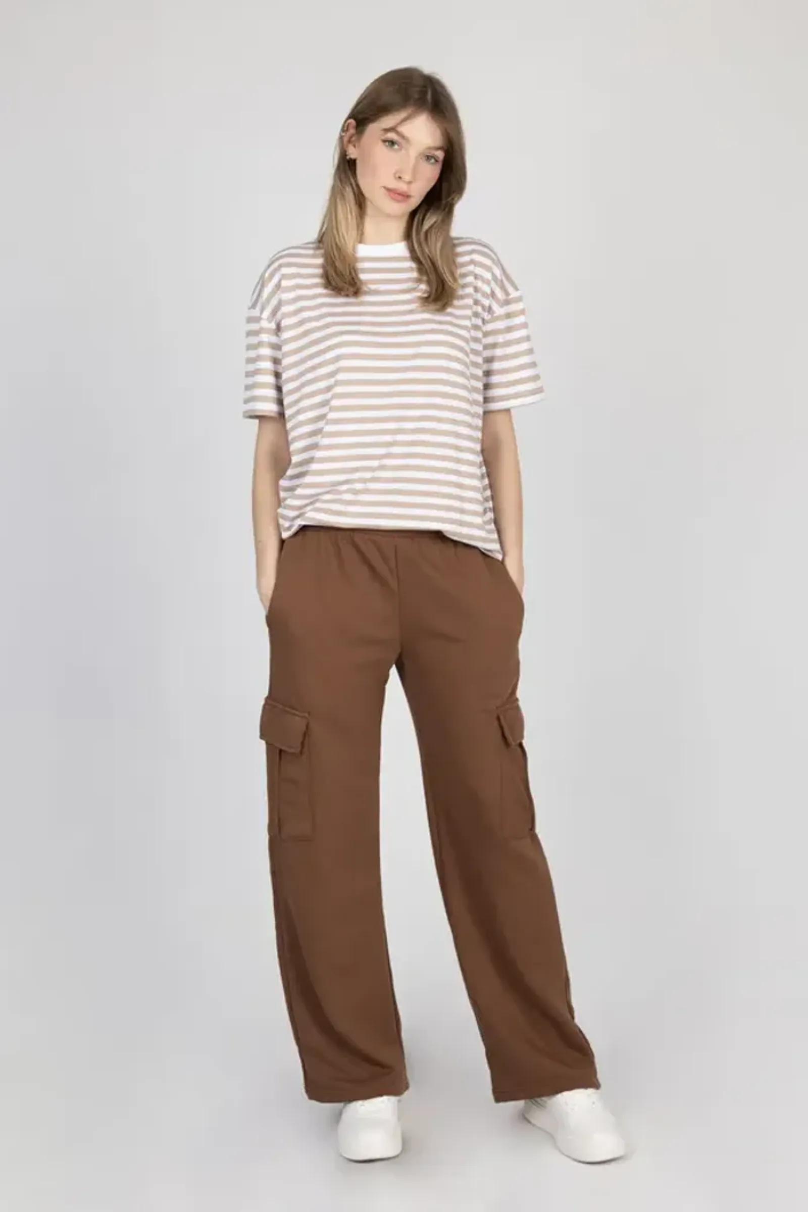 Striped Crew Neck T-shirt 2