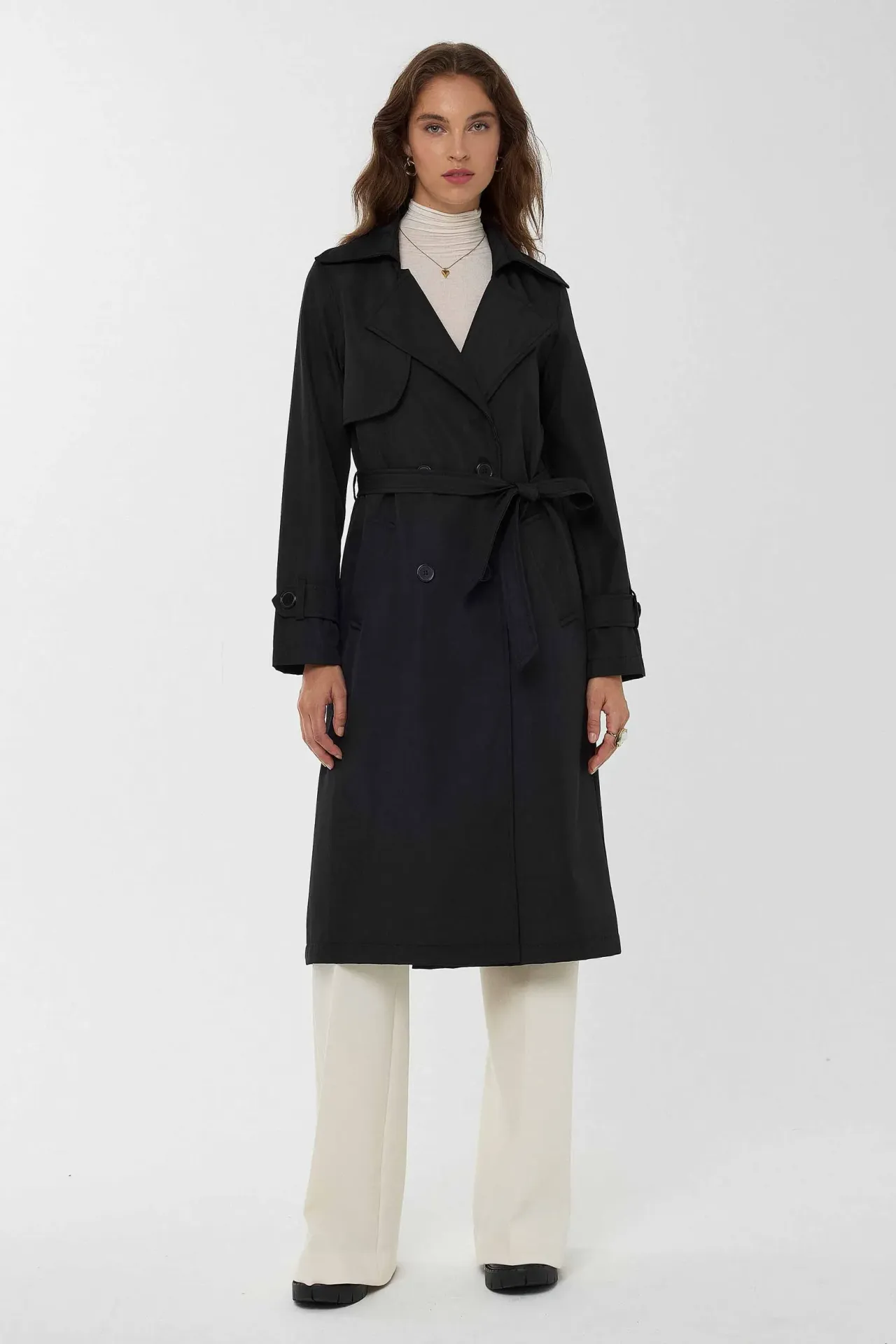 Trench Coat with Belt