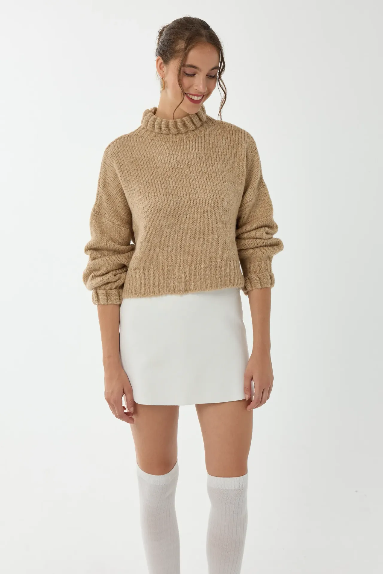 Knit Crew Neck Sweater