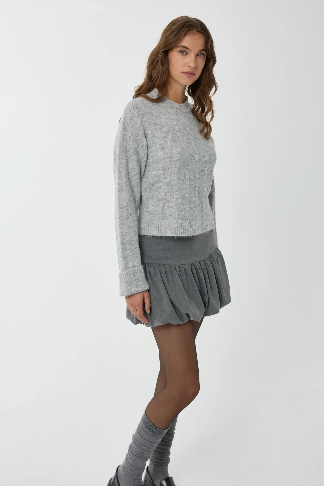 Relaxed-Fit Crew Neck Sweater