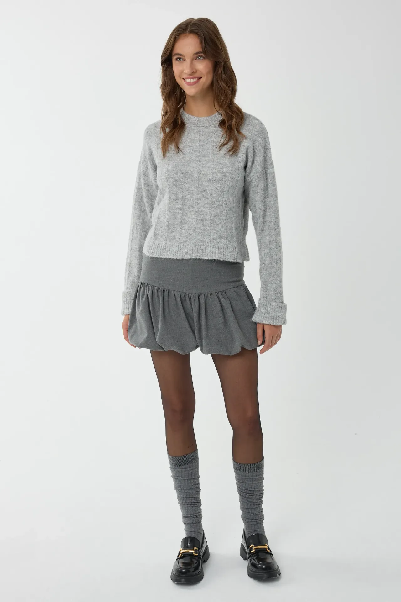Relaxed-Fit Crew Neck Sweater