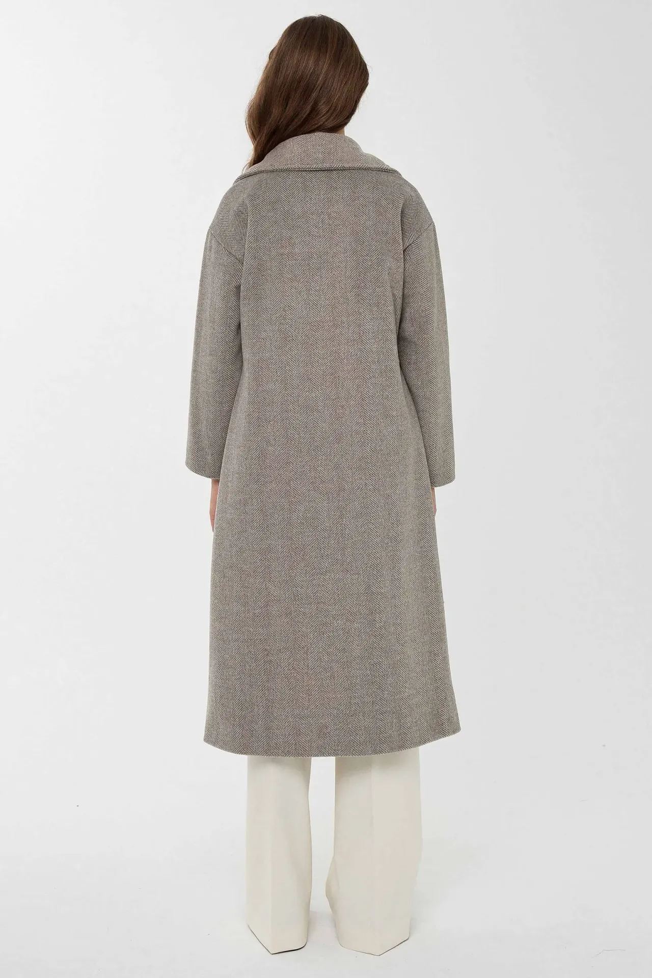 Relaxed Fit Long Coat