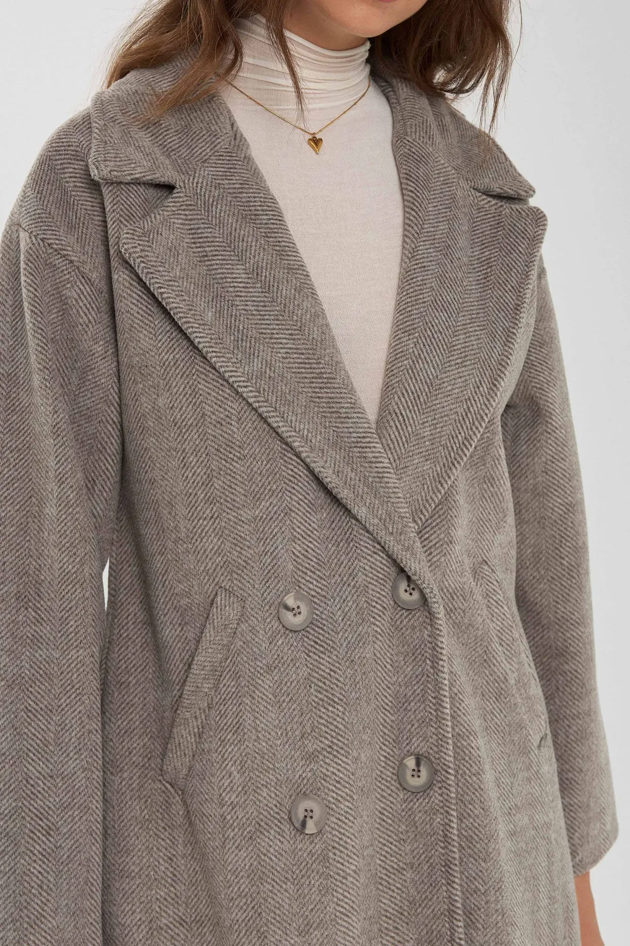 Relaxed Fit Long Coat