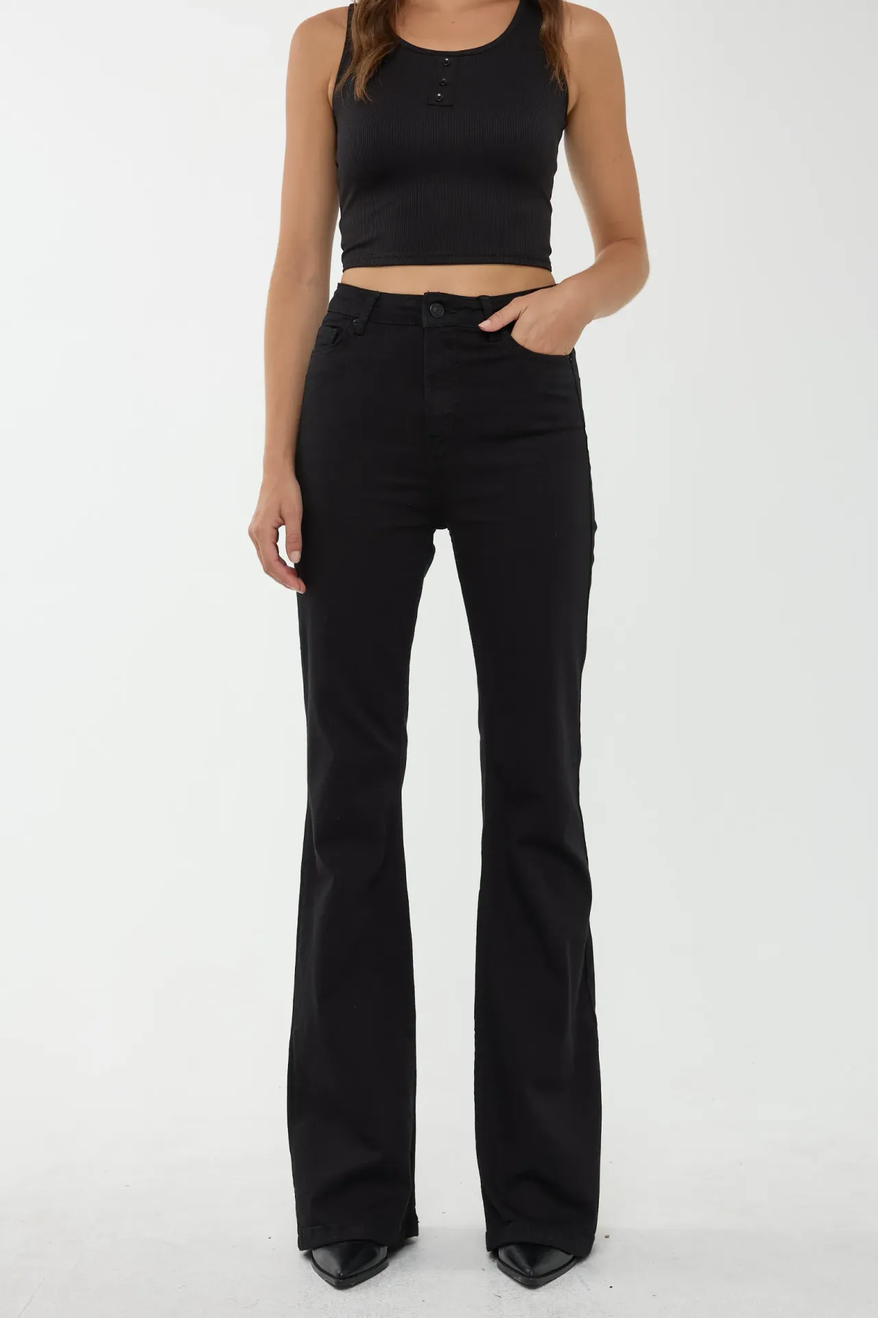 High Waist FlareJeans