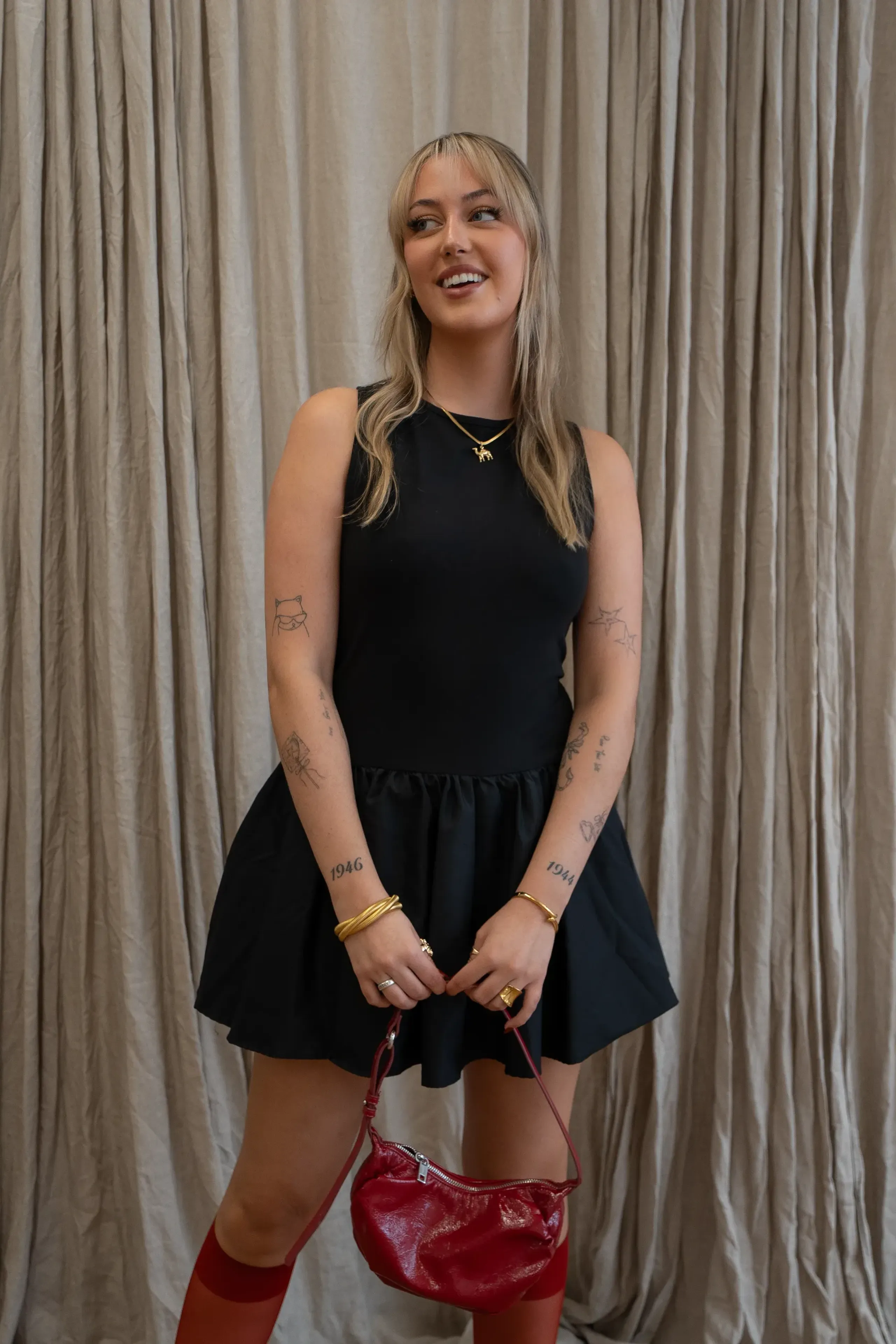 ワンピース Bibiy. COCO MINI DRESS (BLACK) viv2_grande.png?v=1730748029