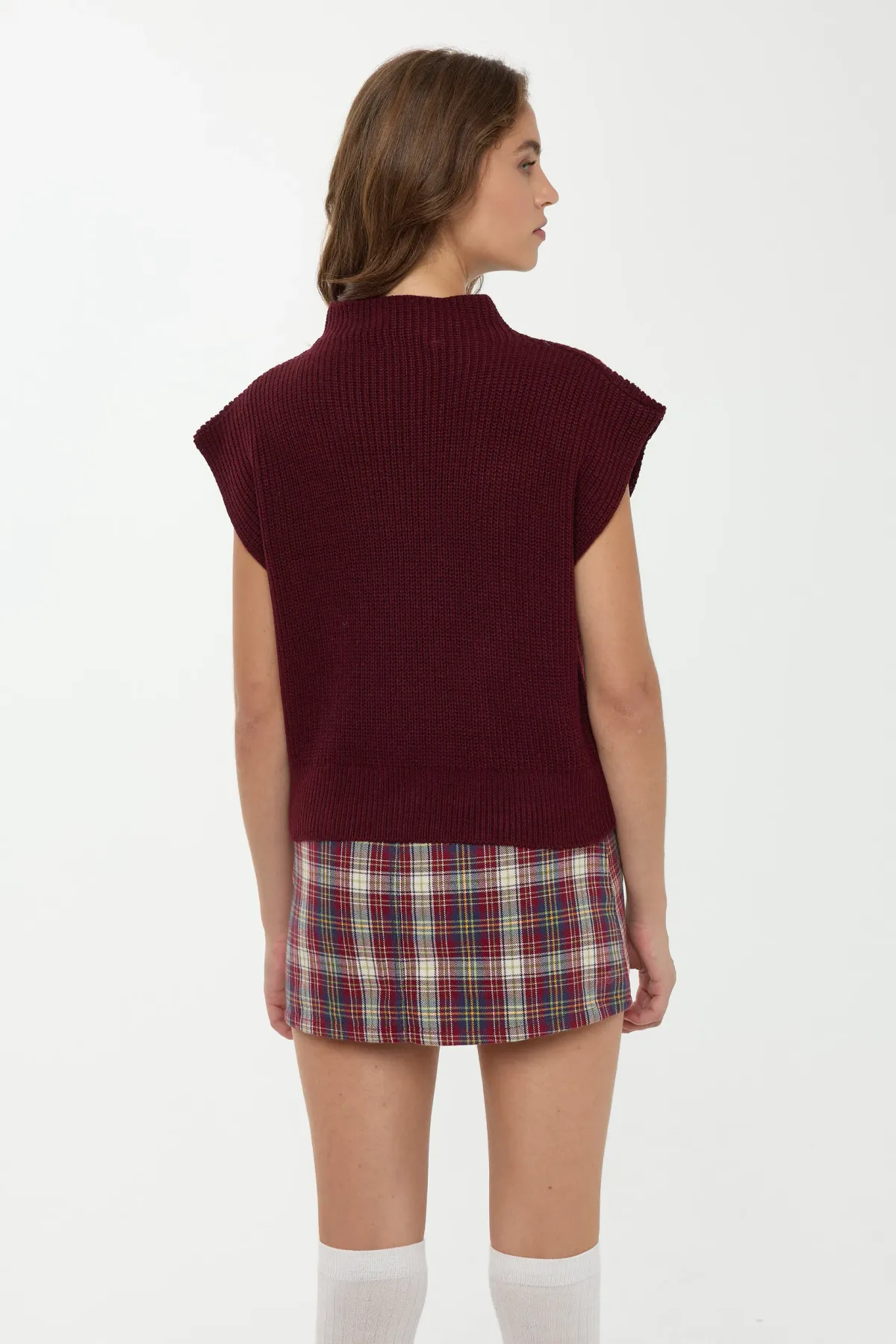 Half Turtleneck Knit Sweater 4
