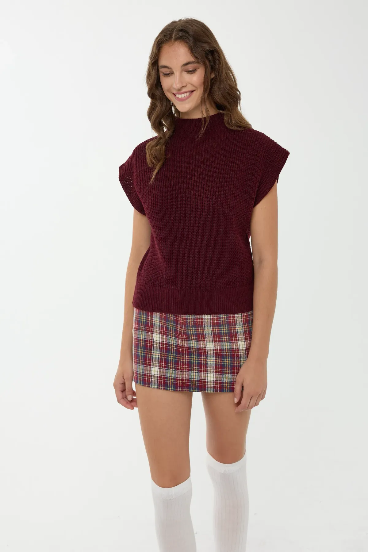 Half Turtleneck Knit Sweater 3