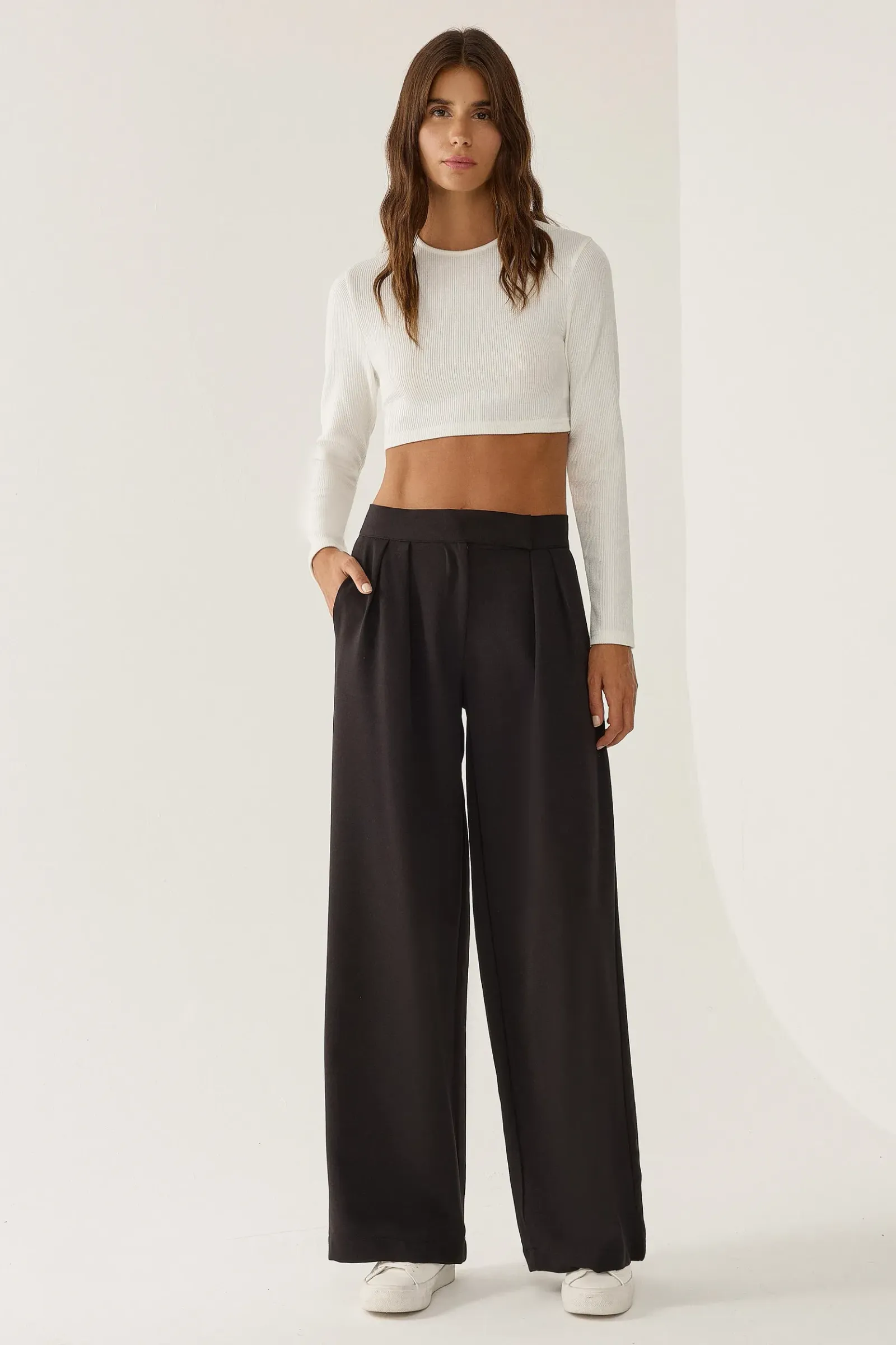 High Waist Wide Leg Pants 1