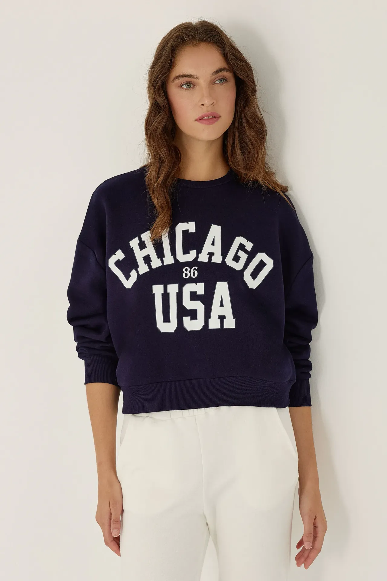 Relaxed Fit Printed Sweatshirt