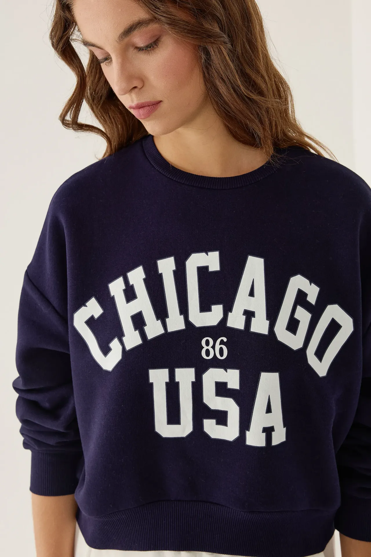 Relaxed Fit Printed Sweatshirt