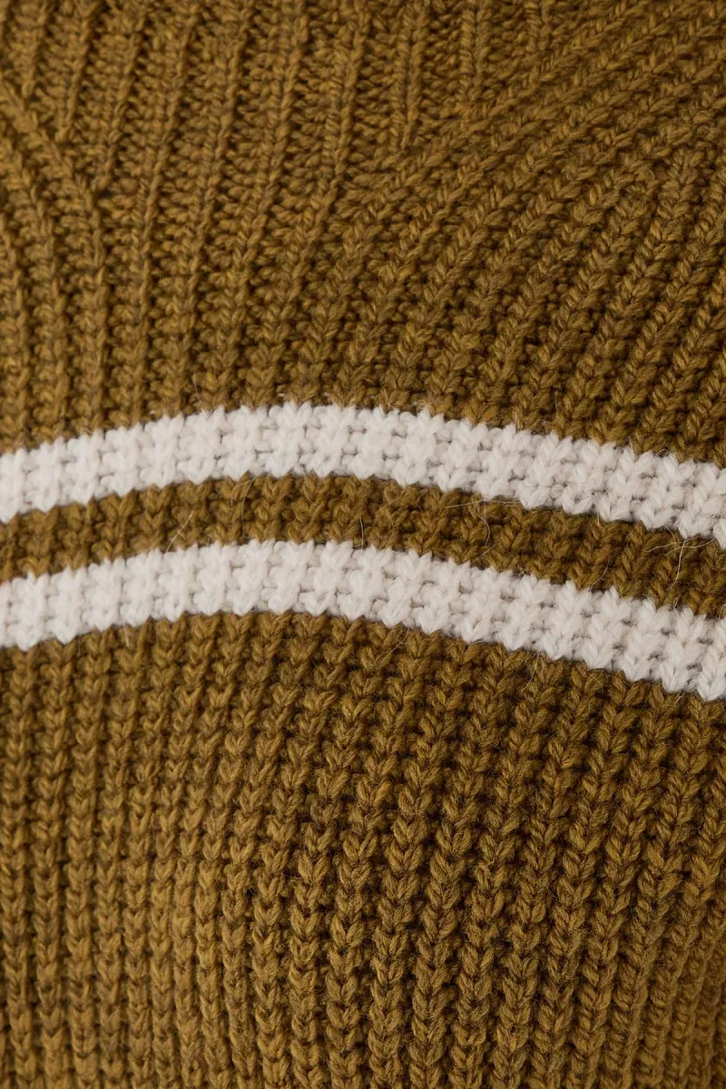 Turtleneck Striped Sweater 5