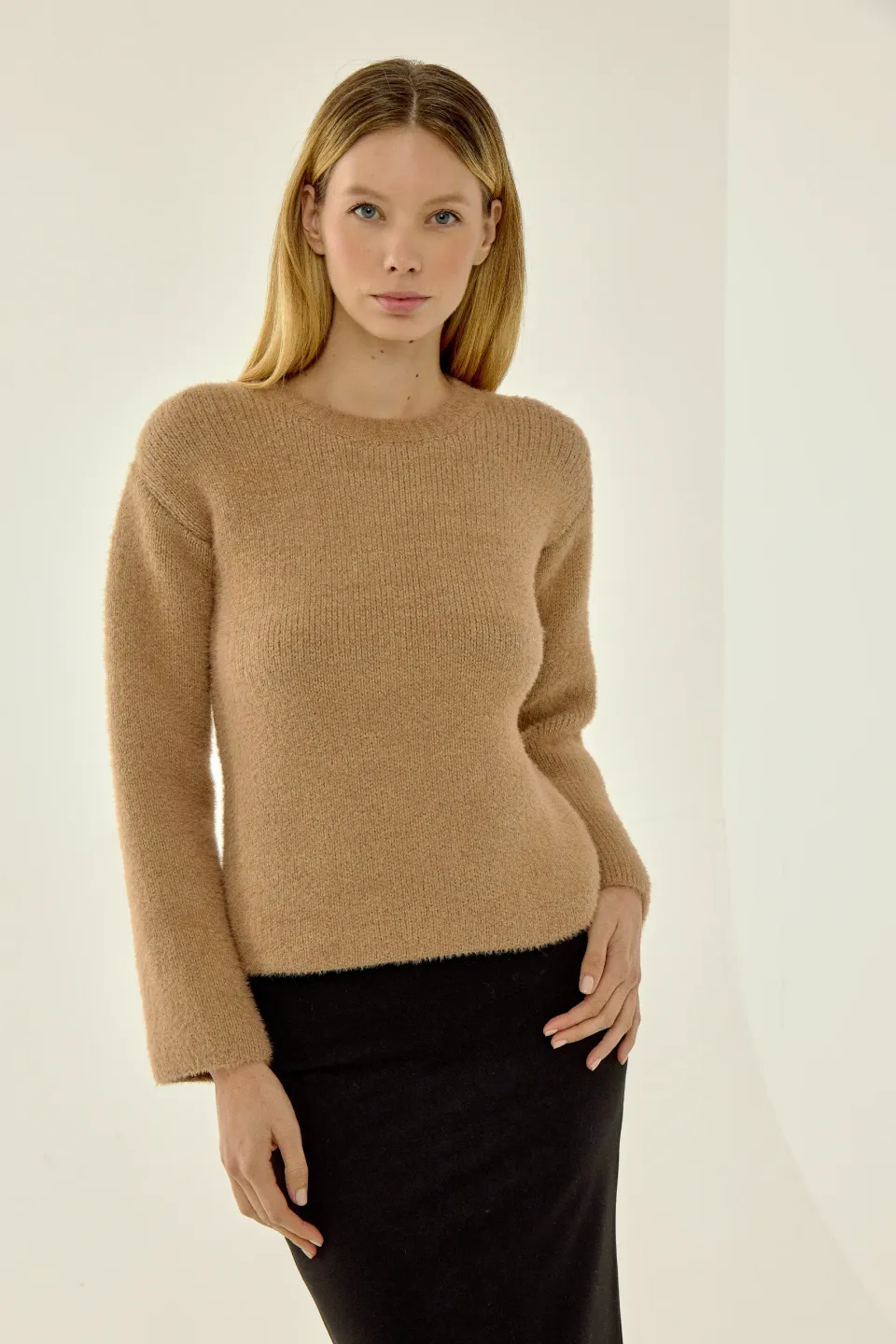 Textured Knit Sweater