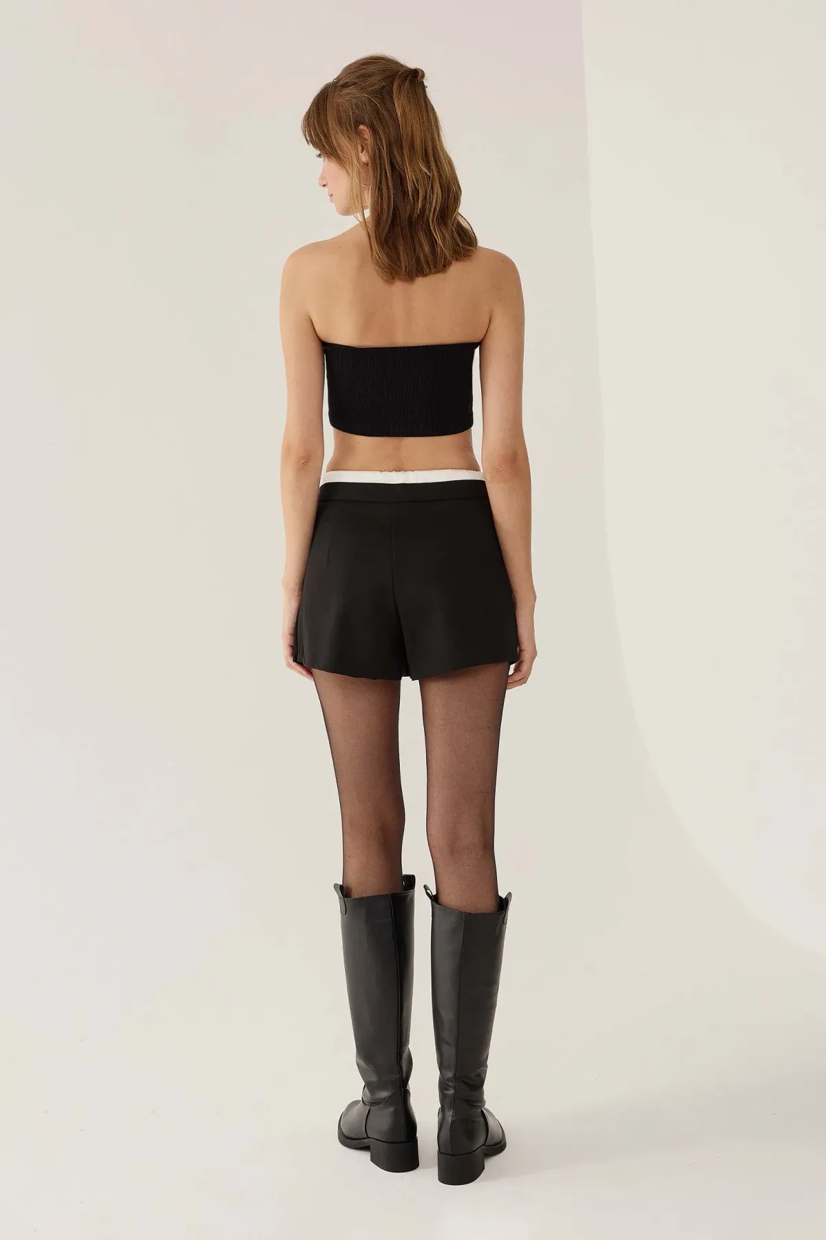 Waist Detailed Mini Skort 5