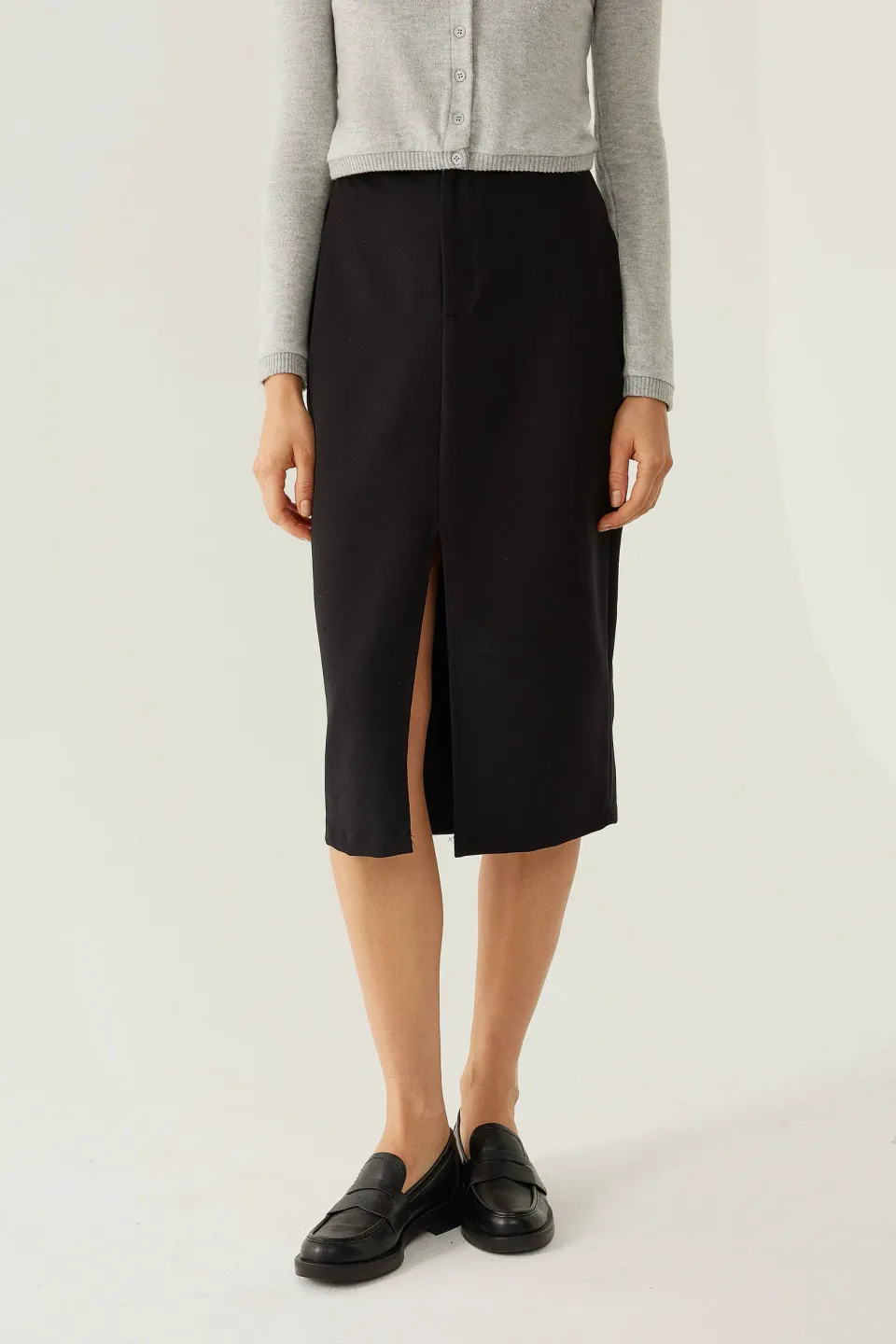 Slit Maxi Skirt