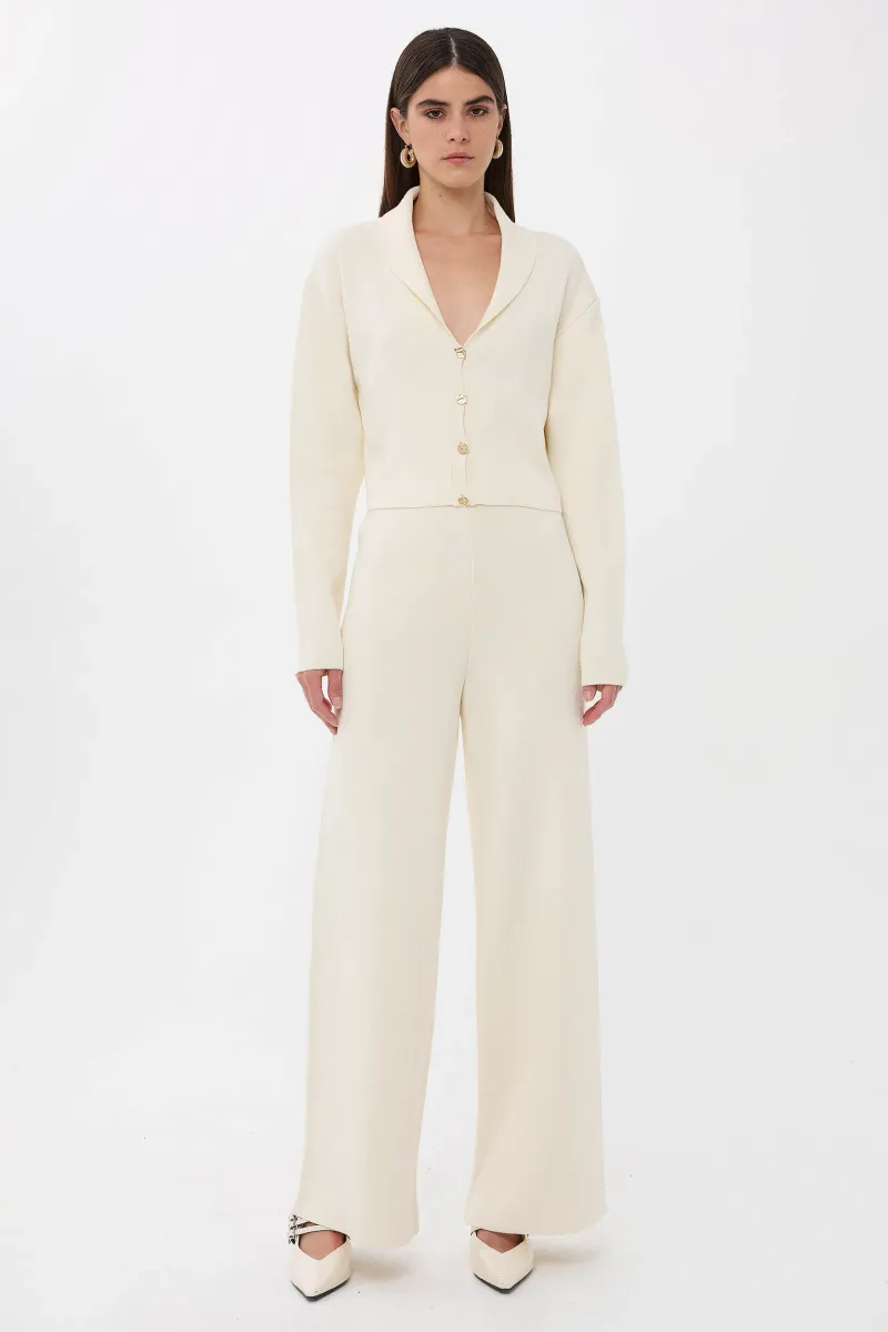 Shirt Collar Knit Co-Ord Set 2