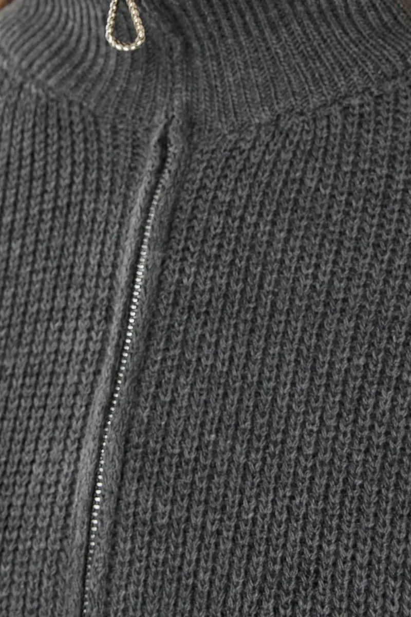 Zippered Cardigan 5
