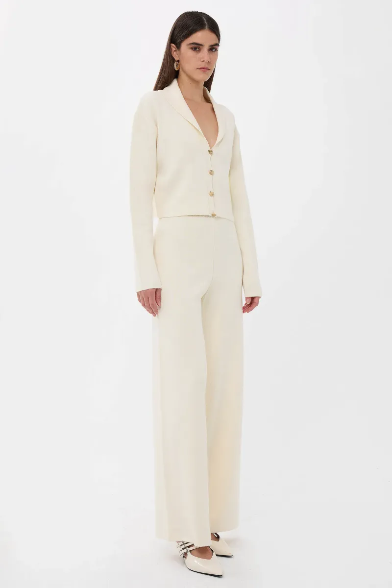 Shirt Collar Knit Co-Ord Set 1