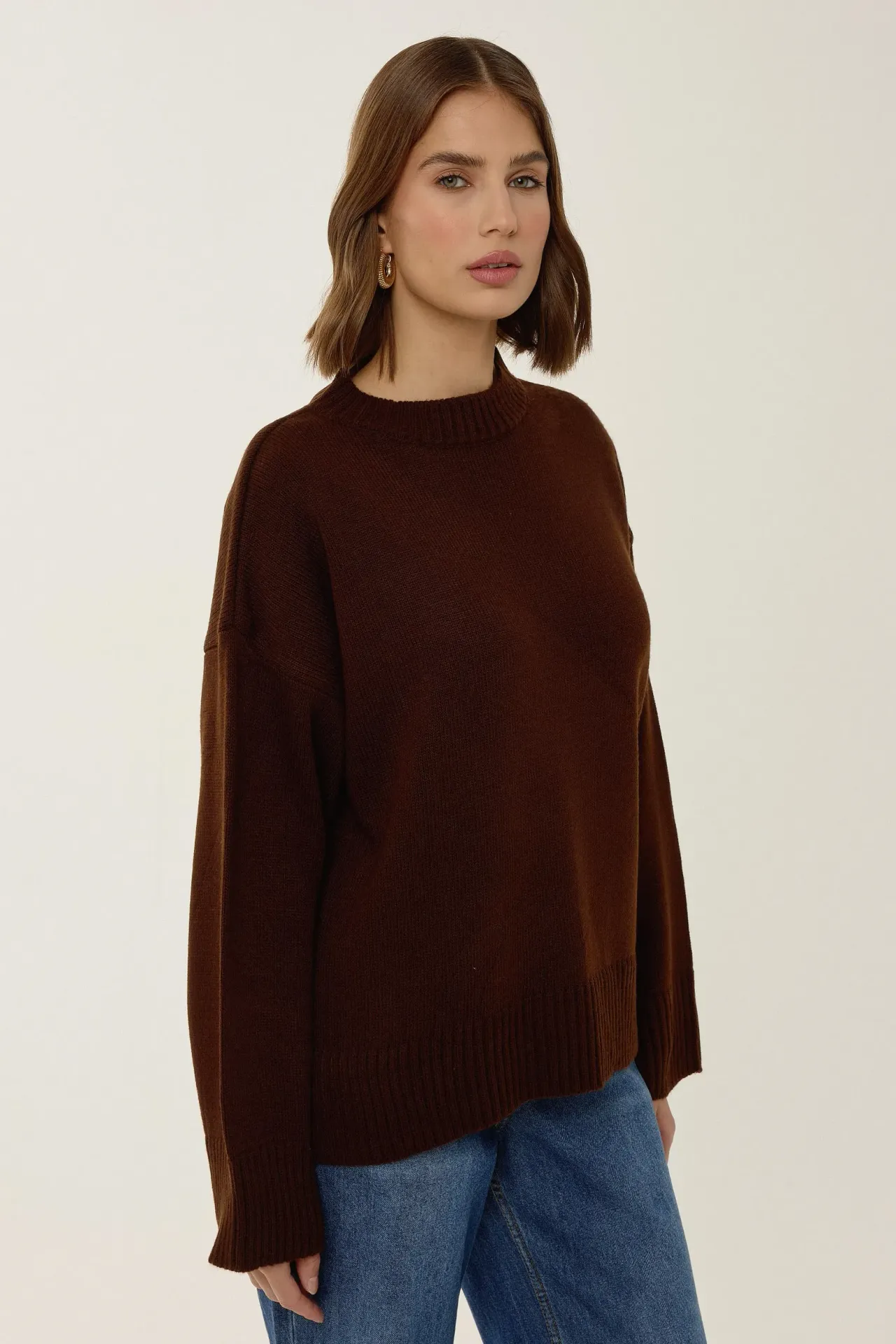 Crew Neck Cozy Sweater