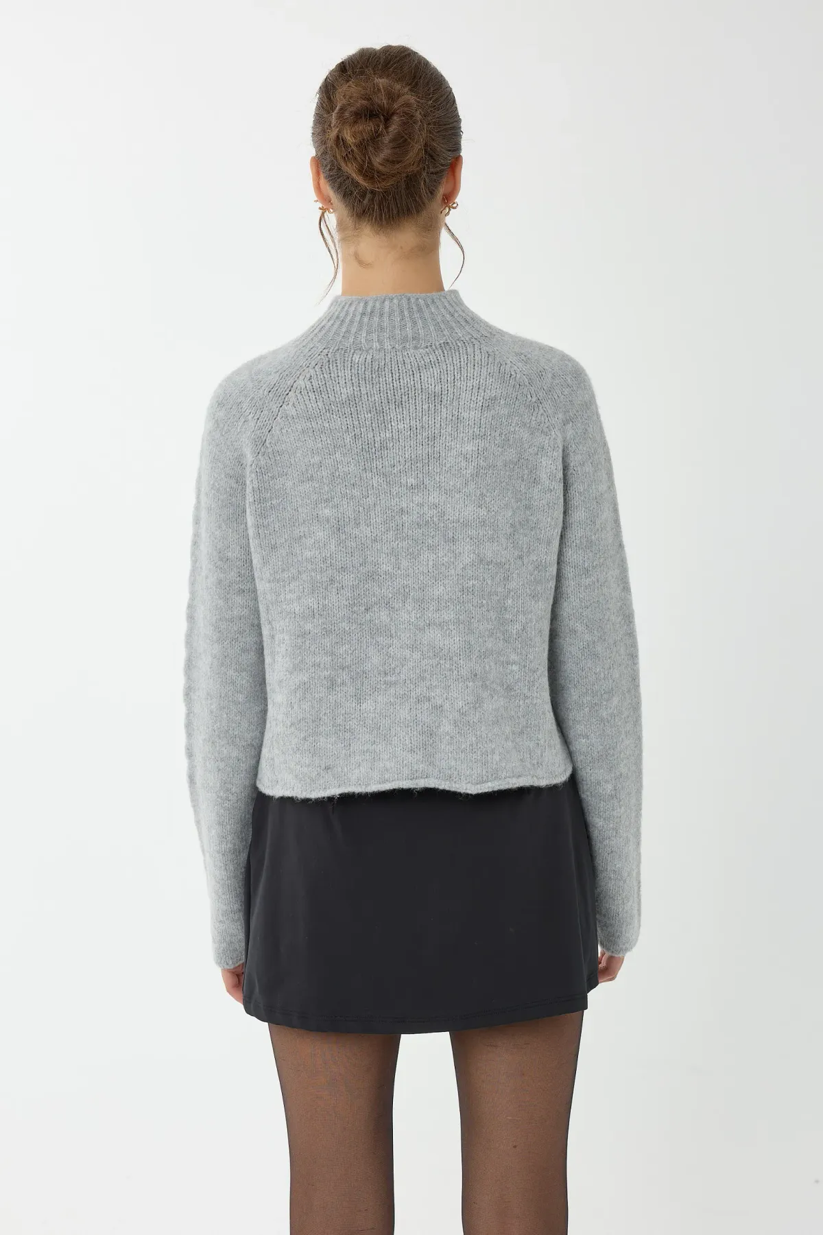 Knitted High-Neck Sweater 4