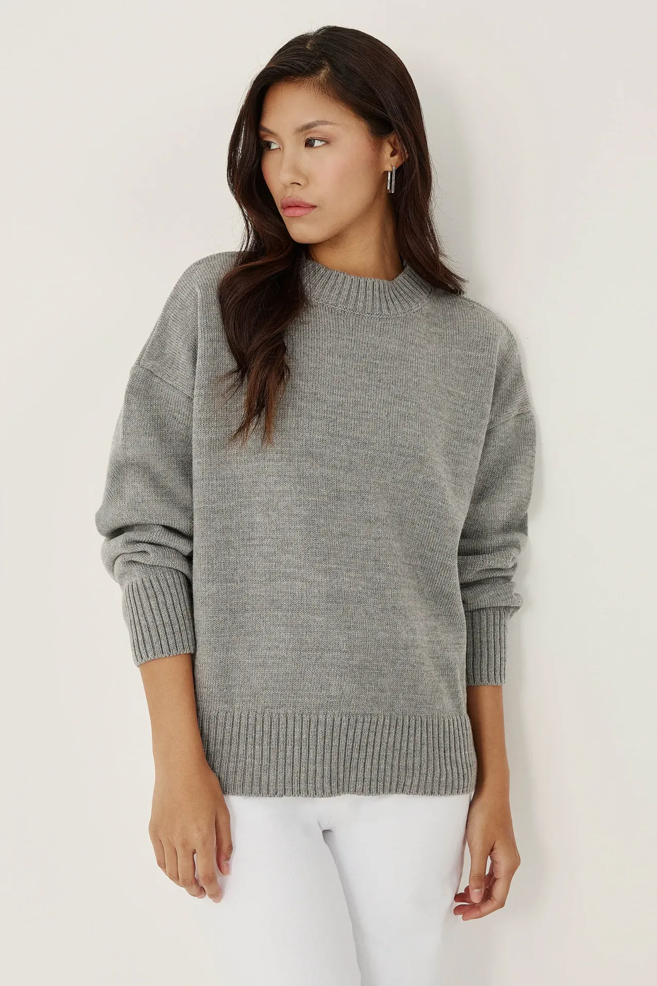 Crew Neck Cozy Sweater