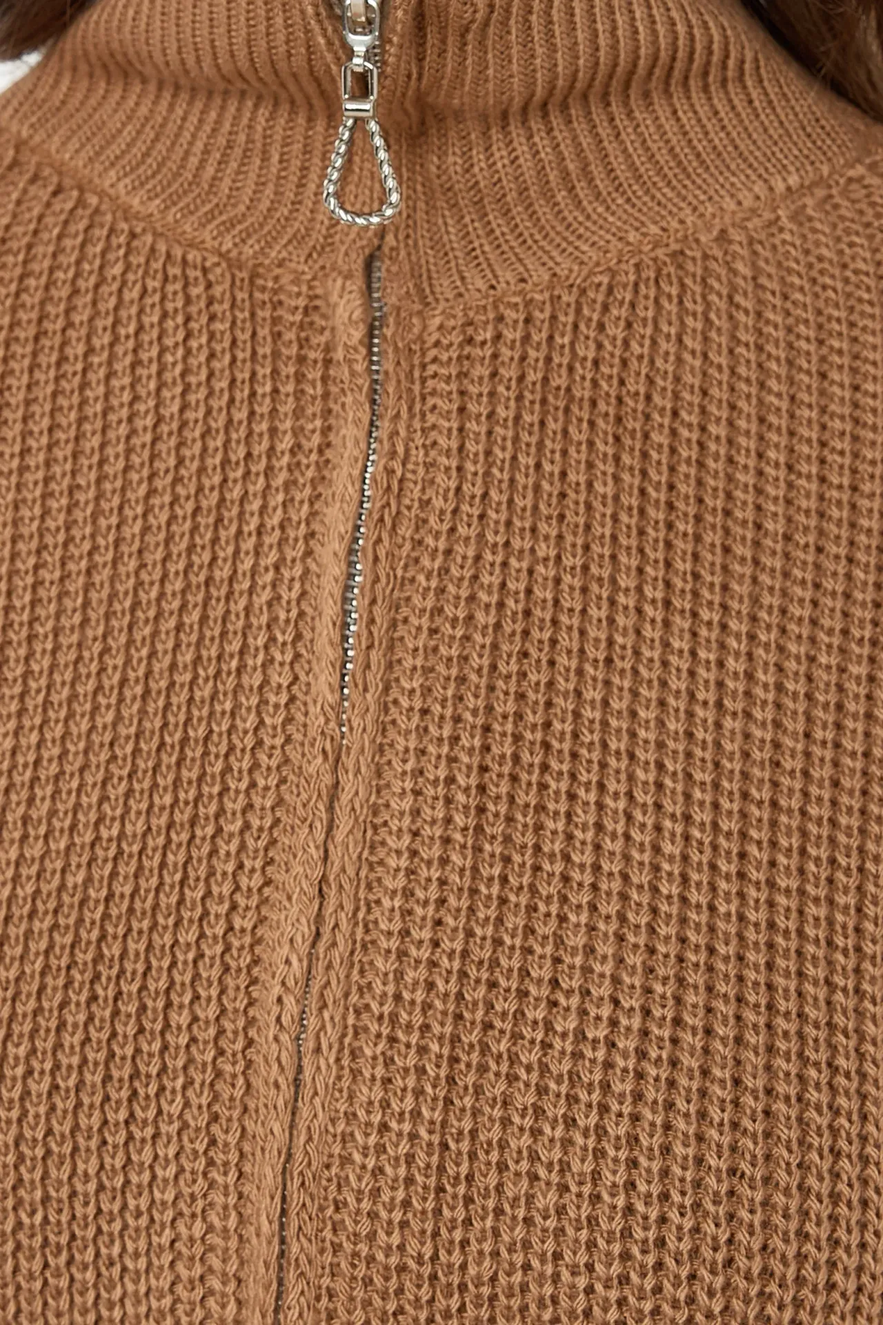 Zippered Cardigan