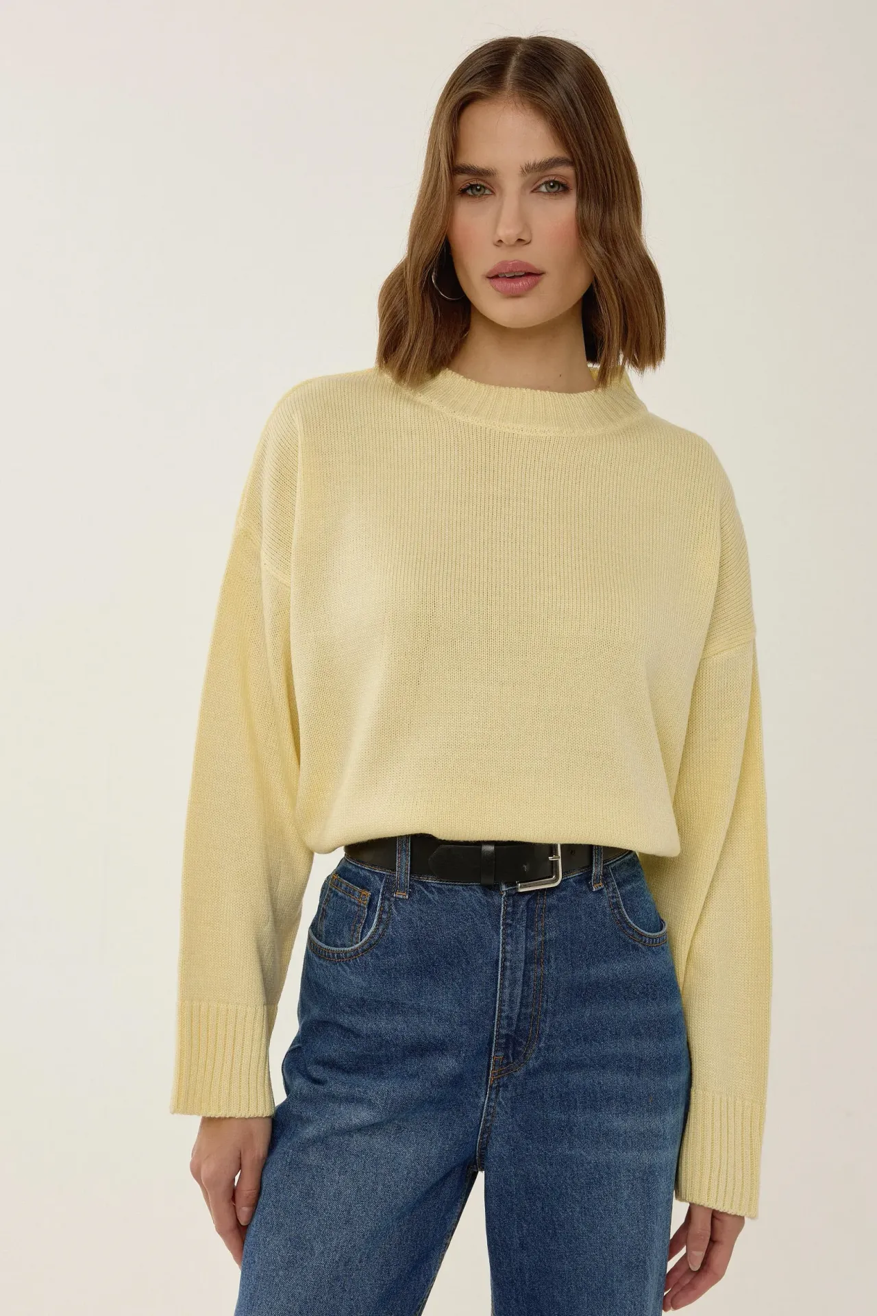 Crew Neck Cozy Sweater