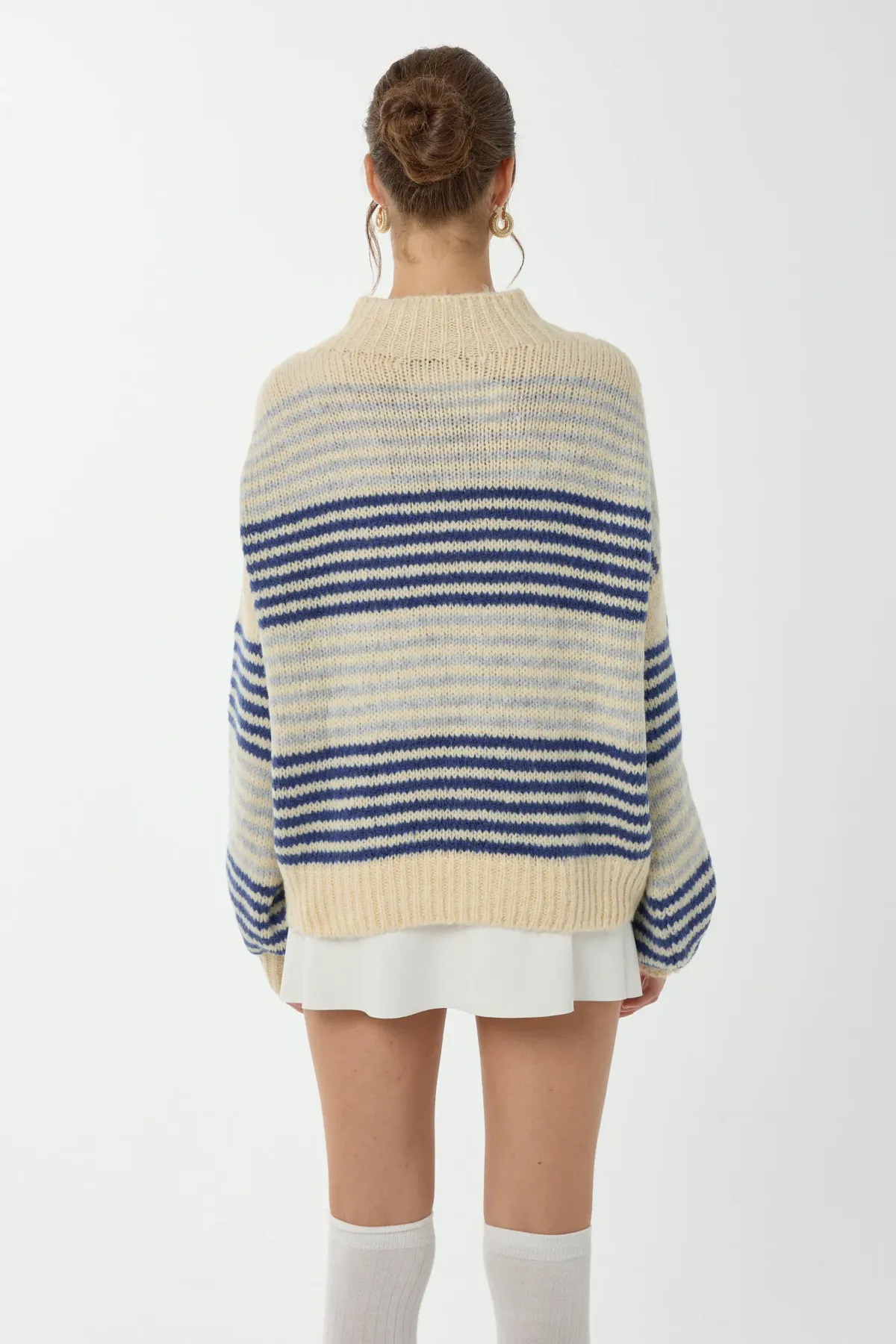 Relxed Fit Knit Sweater 4