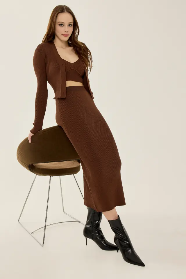 Fitted Bodycone Knit Co-ord Set