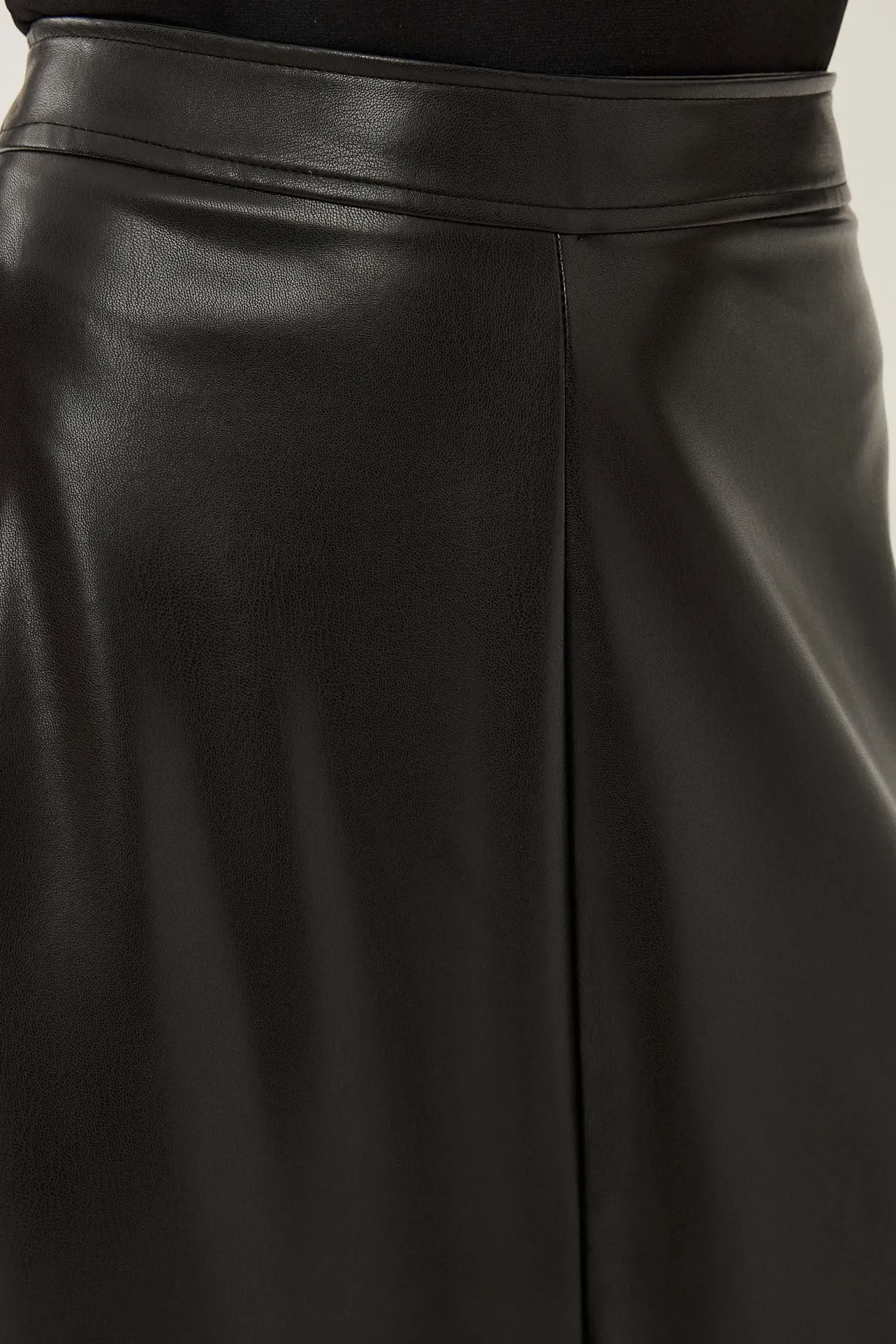 Faux Leather Maxi Skirt