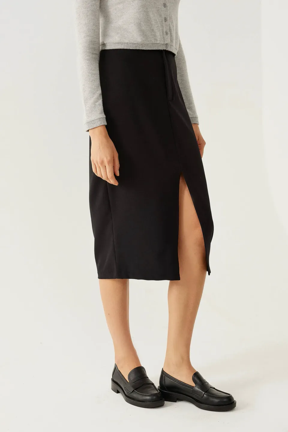 Slit Maxi Skirt