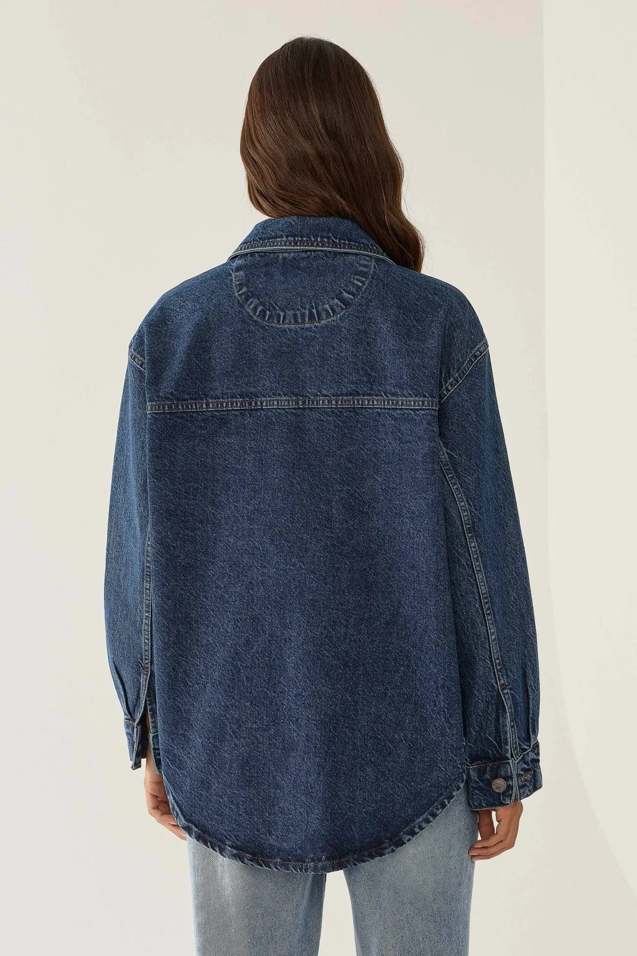 Classic Denim Jacket with Pockets