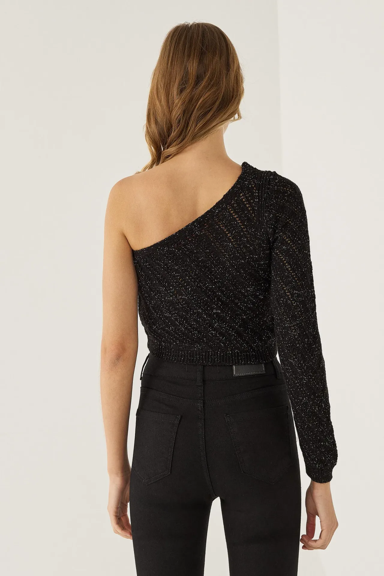 One Sleeve Knit Top