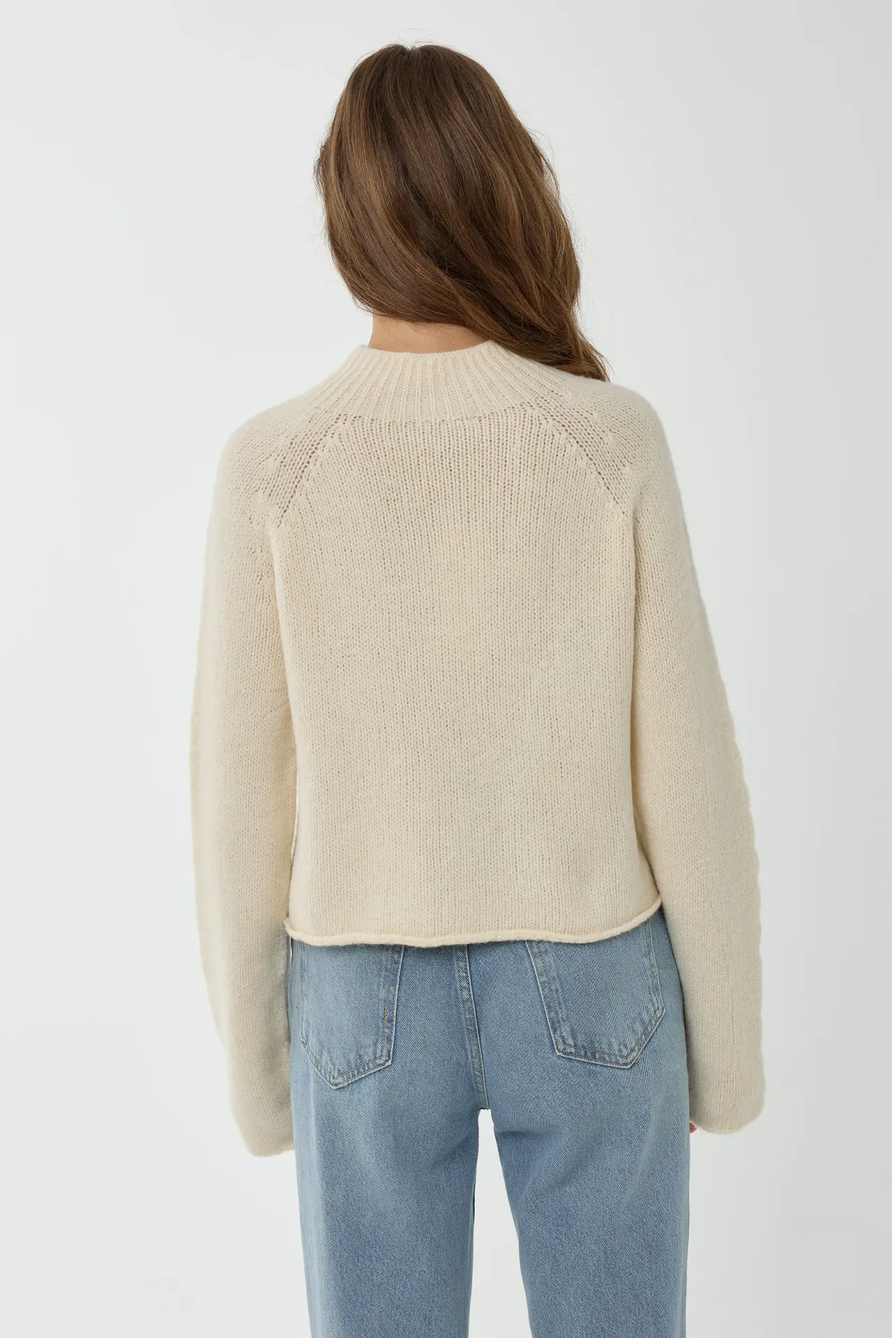 Knitted High-Neck Sweater