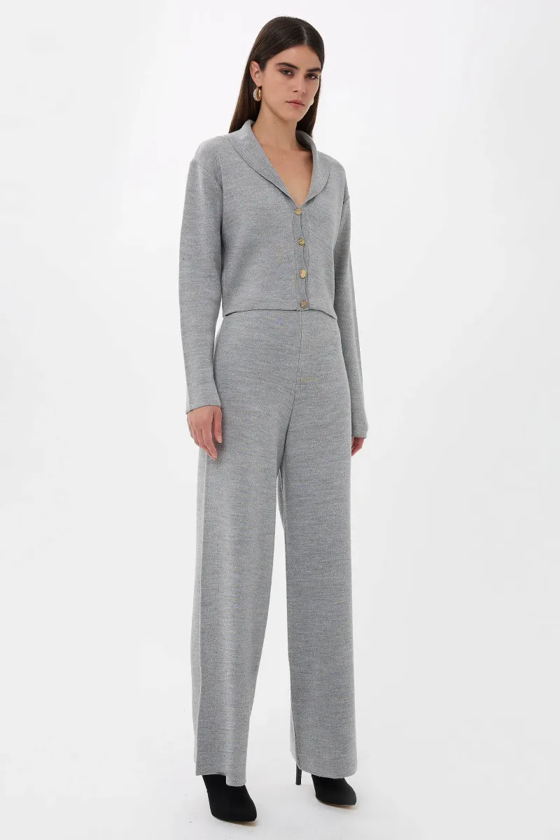 Shirt Collar Knit Co-Ord Set 2