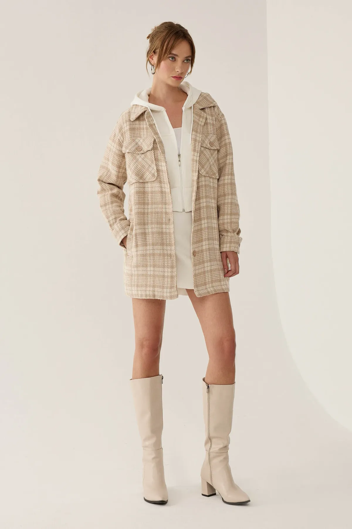 Plaid Patterned Jacket 3
