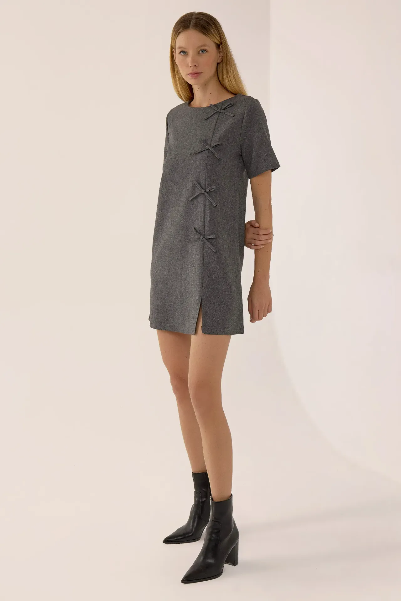 Mini Dress with Bow