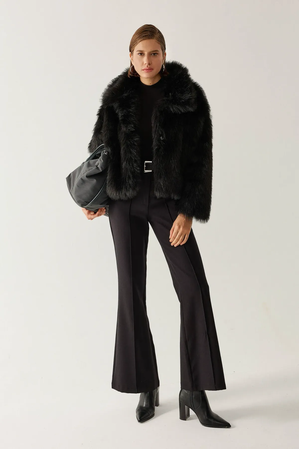 Oversized Faux Fur Coat 3