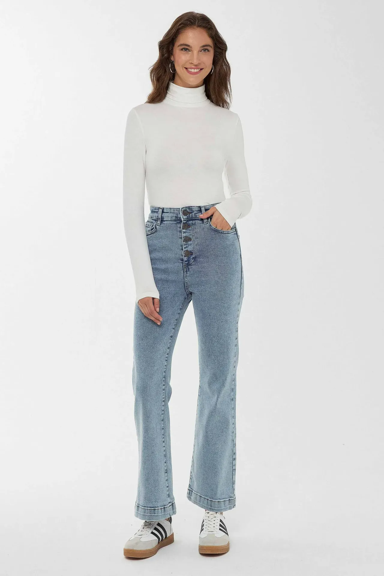 High Waist Flare Jeans