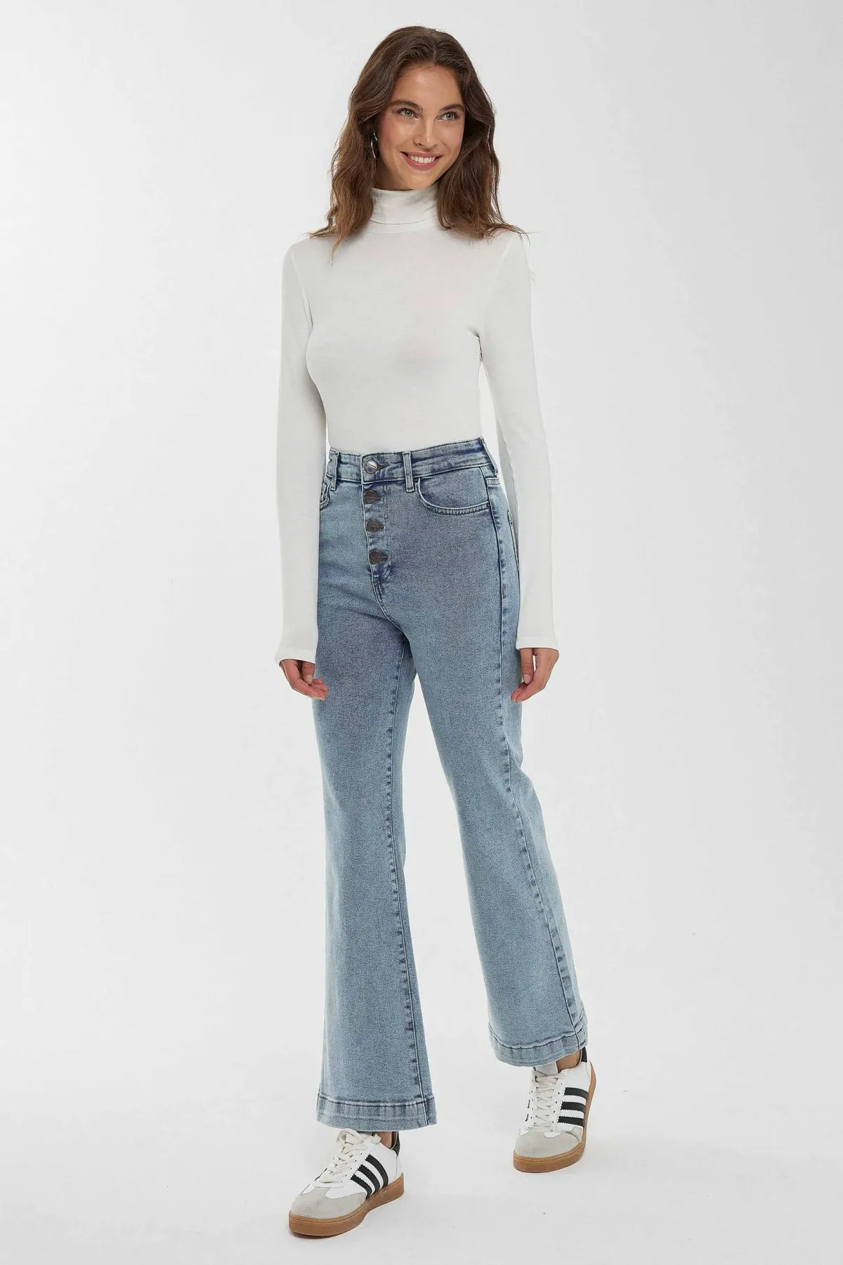 High Waist Flare Jeans 4