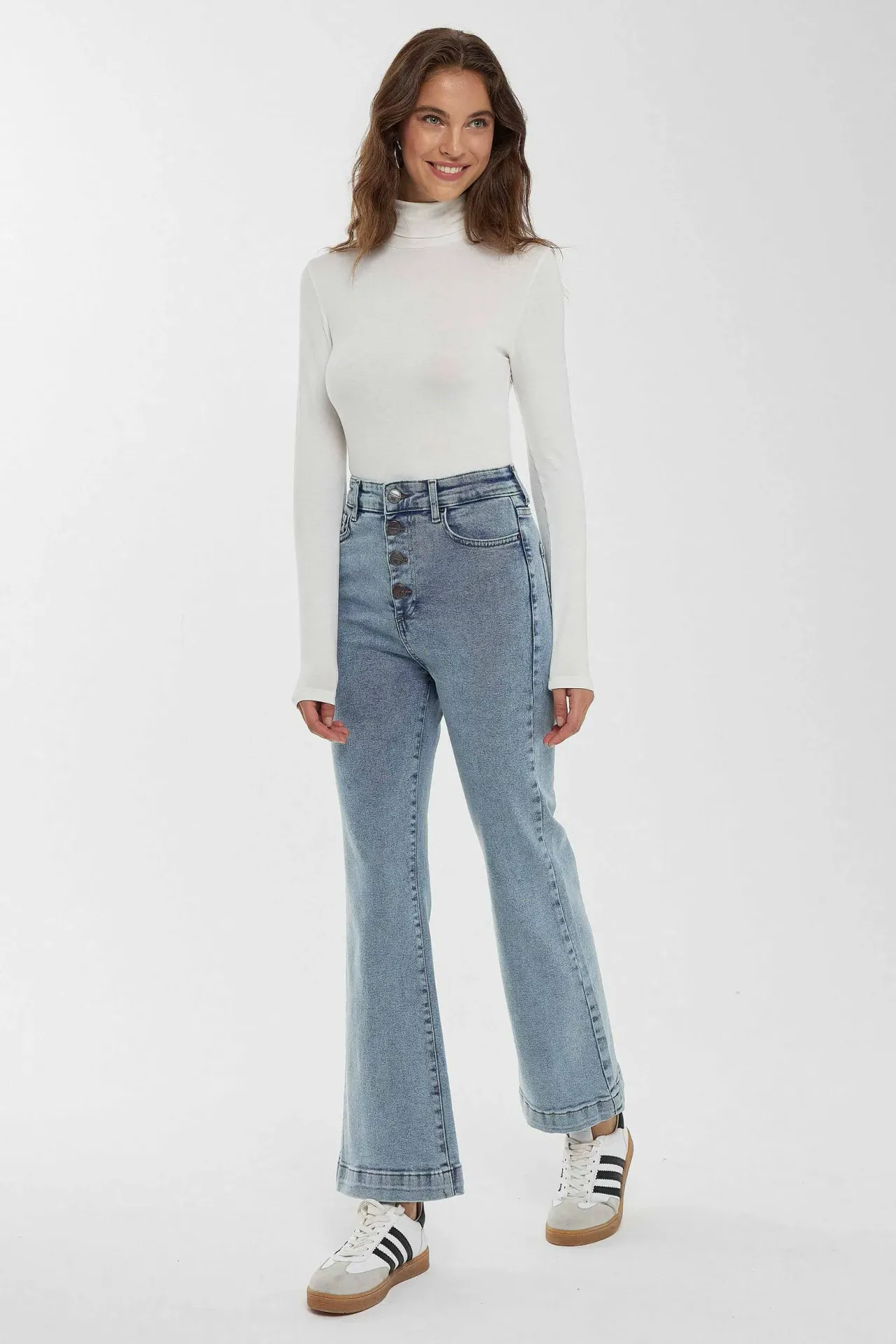 High Waist Flare Jeans