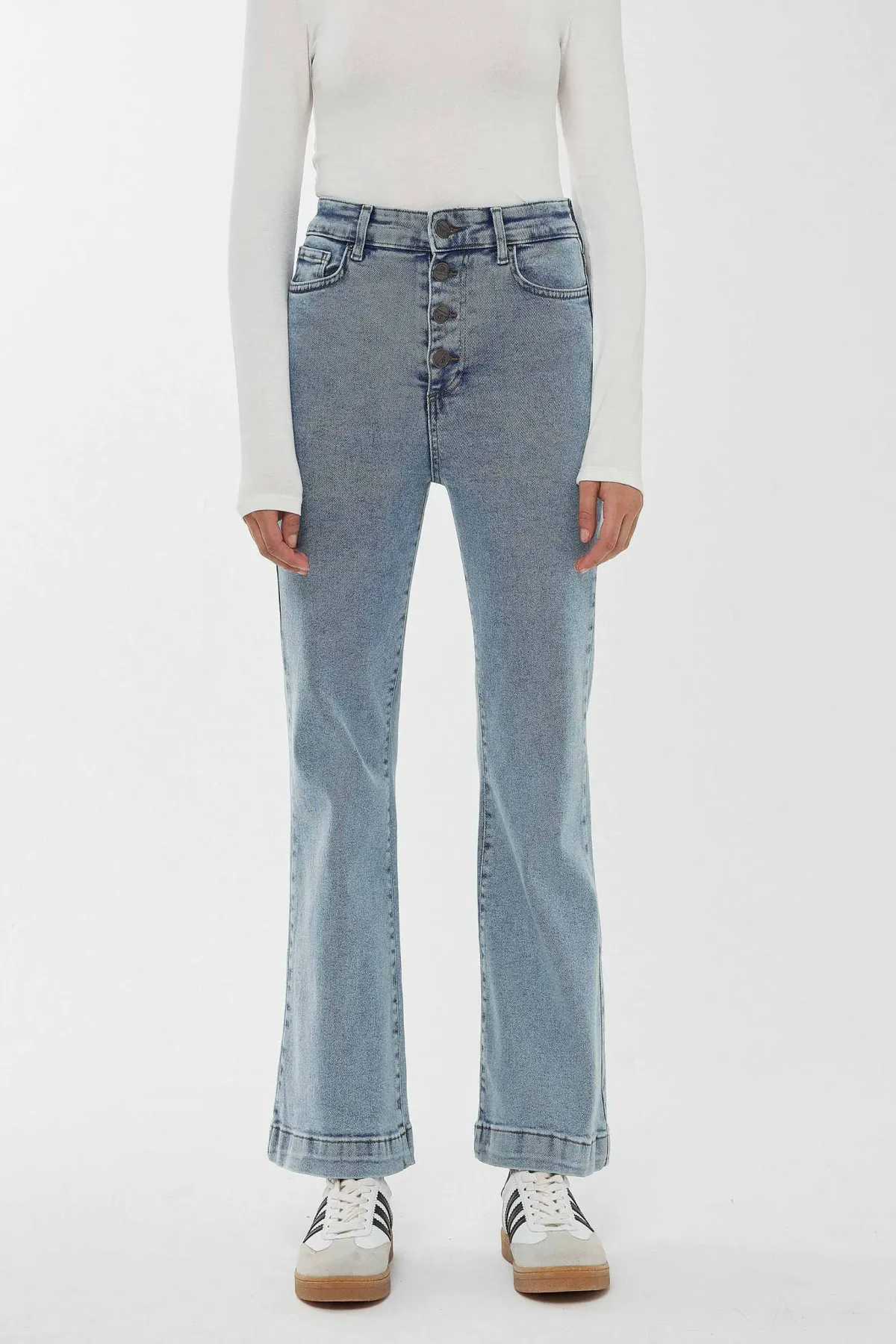 High Waist Flare Jeans 2