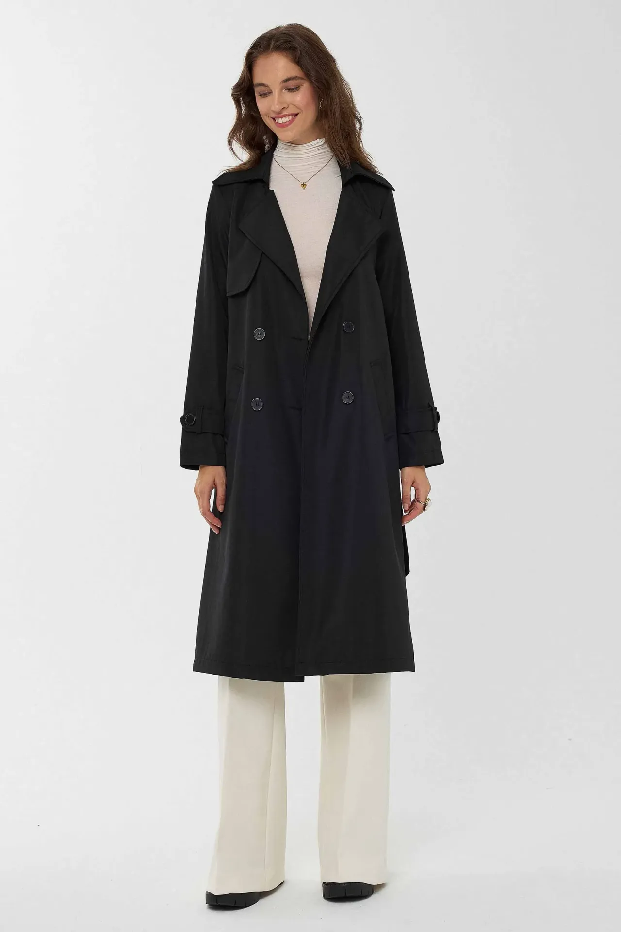 Trench Coat with Belt