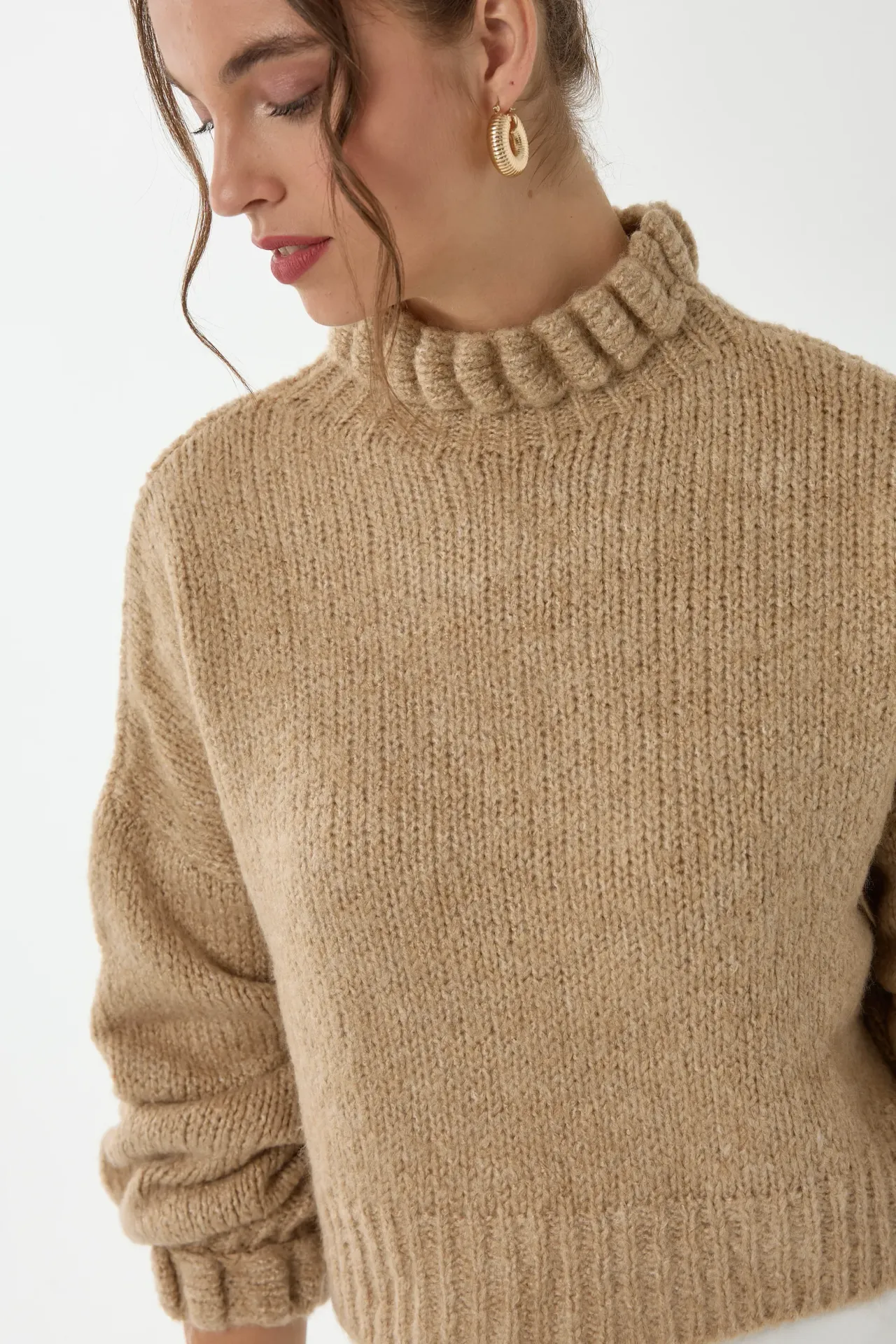 Knit Crew Neck Sweater