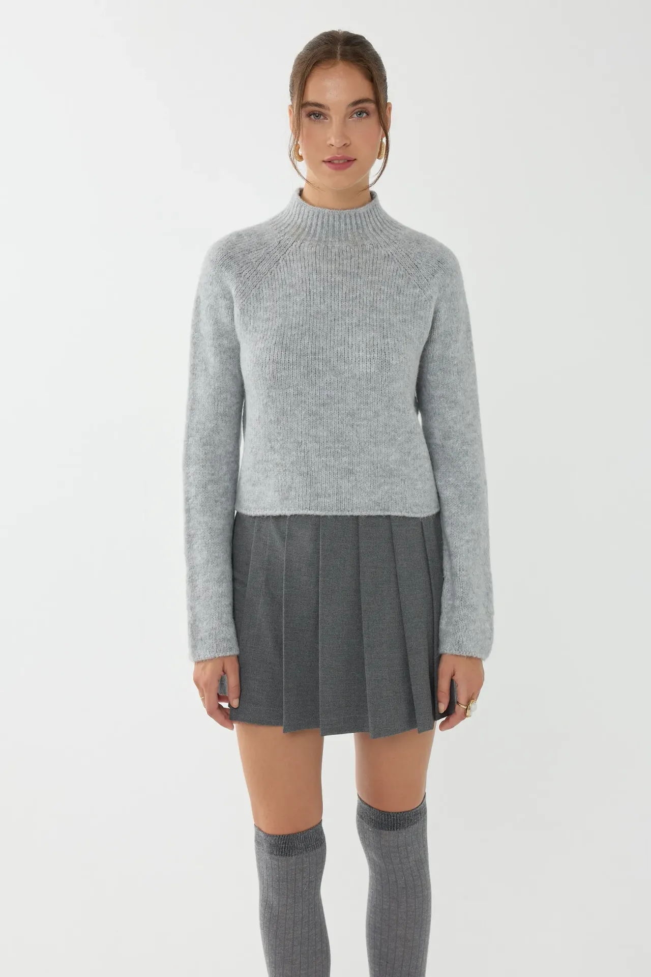 Half Turtleneck Sweater