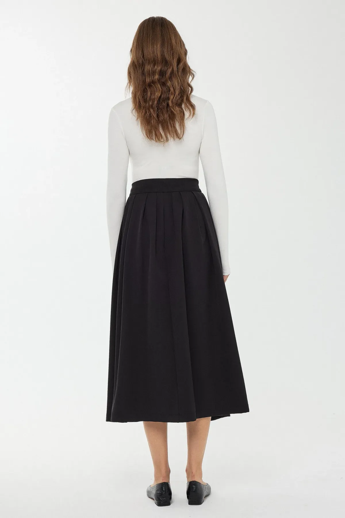 High Waist Midi Skirt 5